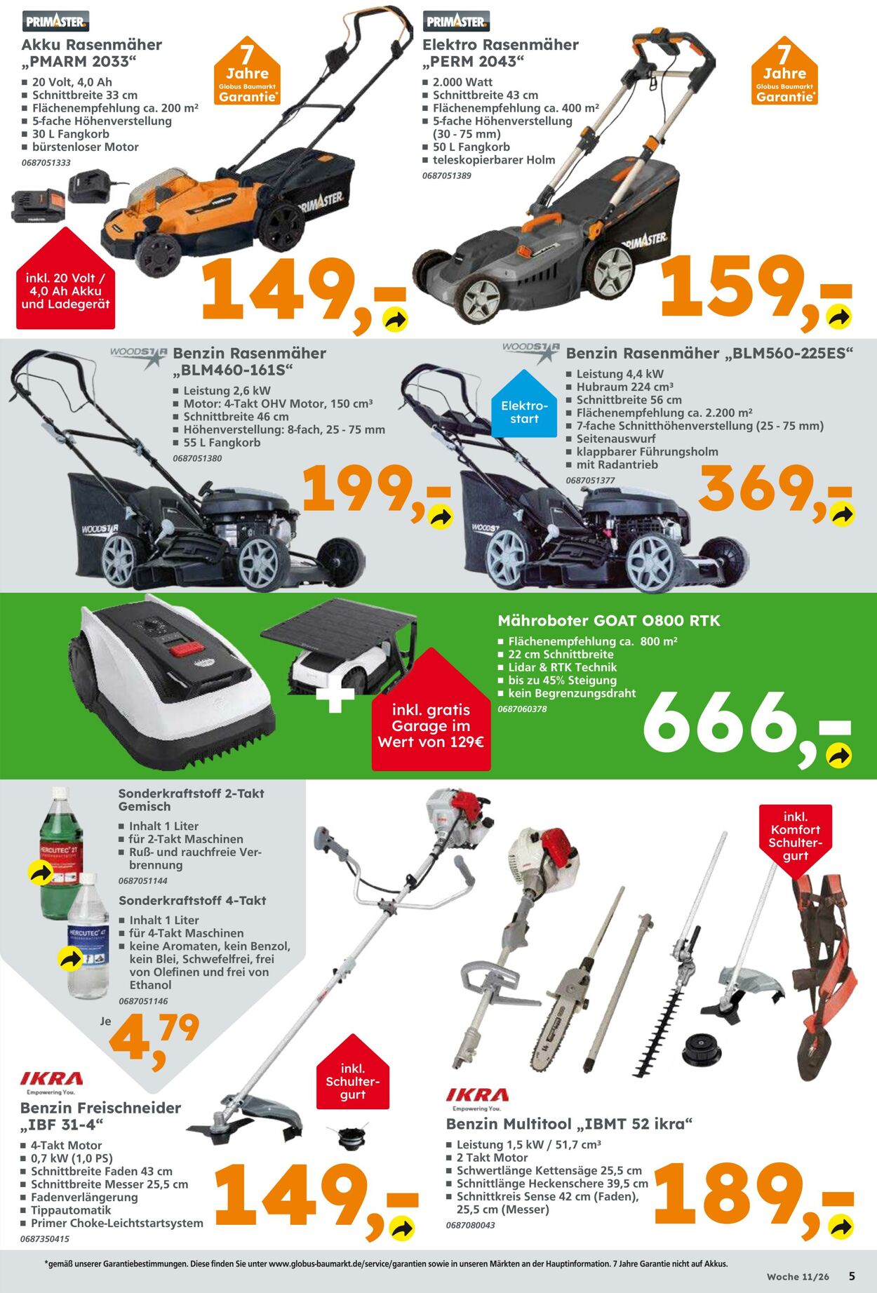 Prospekt Globus Baumarkt 08.03.2026 - 14.03.2026