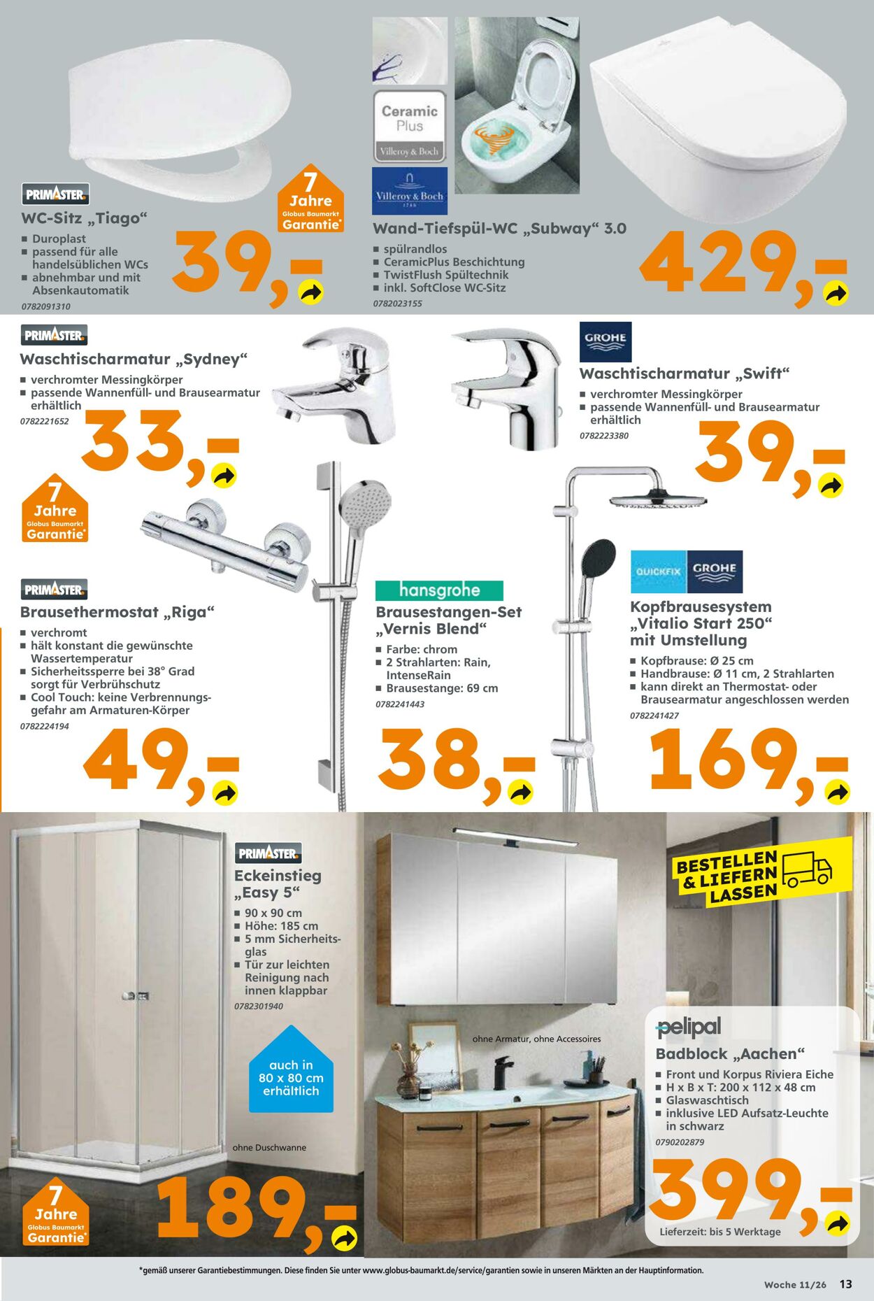 Prospekt Globus Baumarkt 08.03.2026 - 14.03.2026