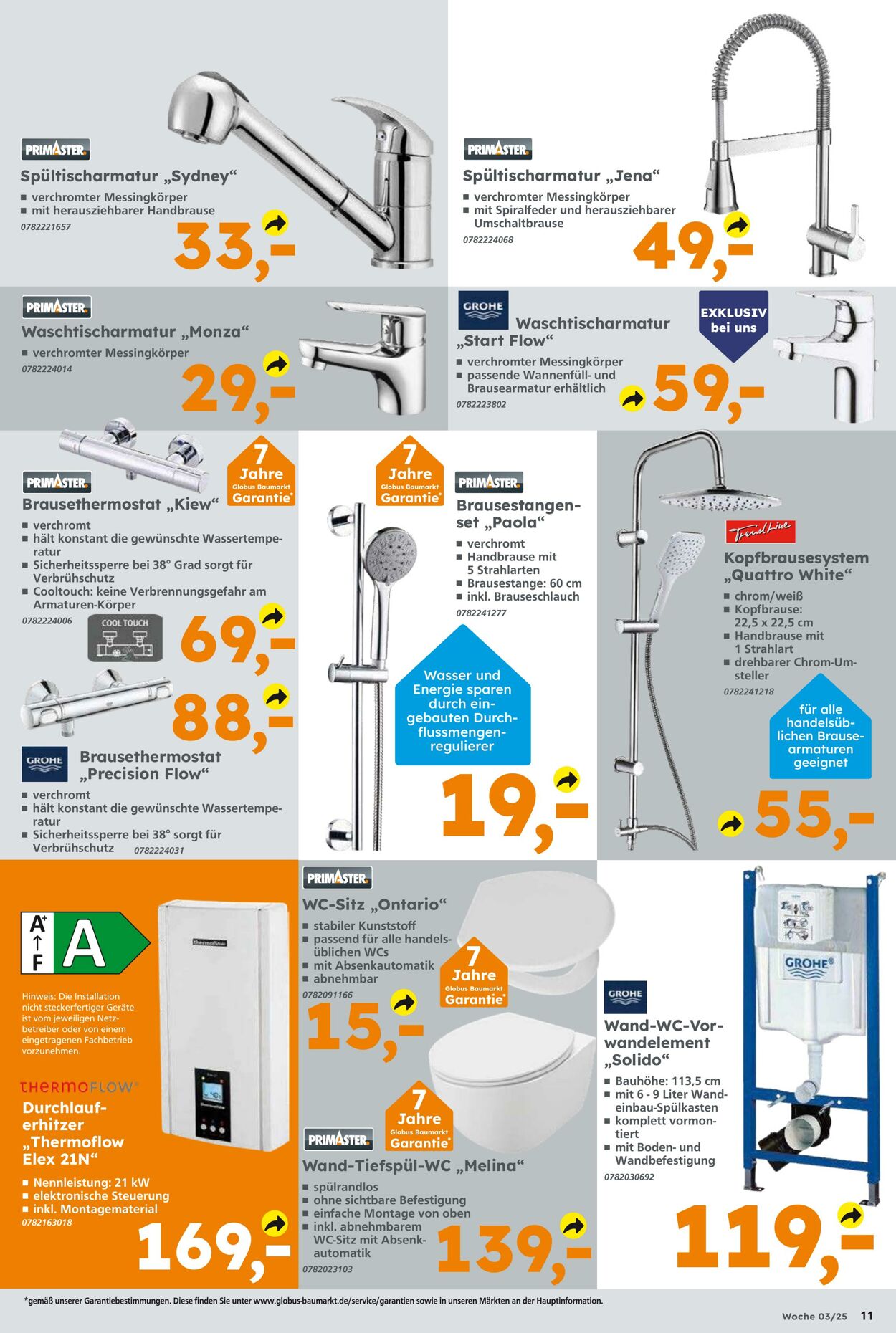 Prospekt Globus Baumarkt 12.01.2025 - 18.01.2025