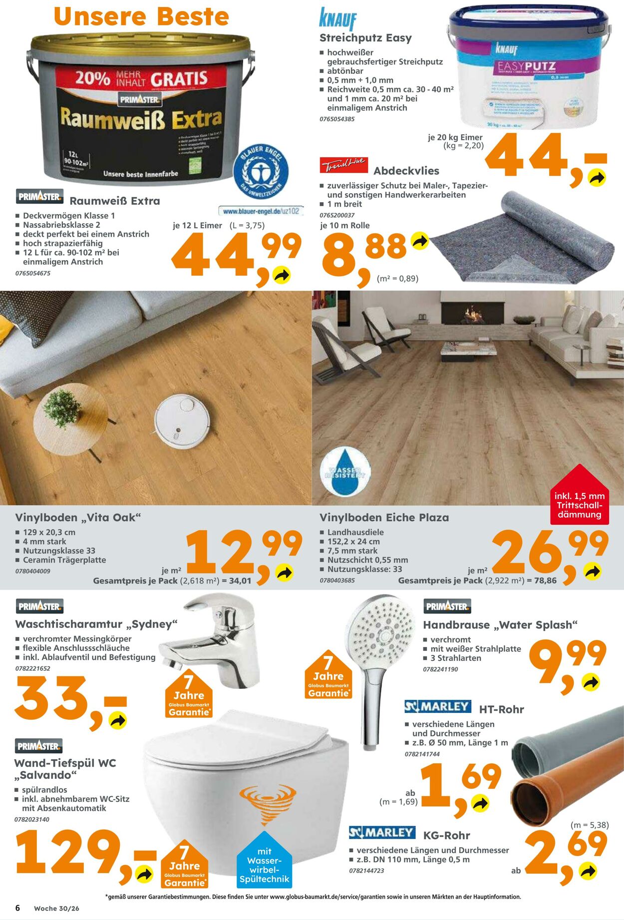 Prospekt Globus Baumarkt 19.07.2026 - 25.07.2026