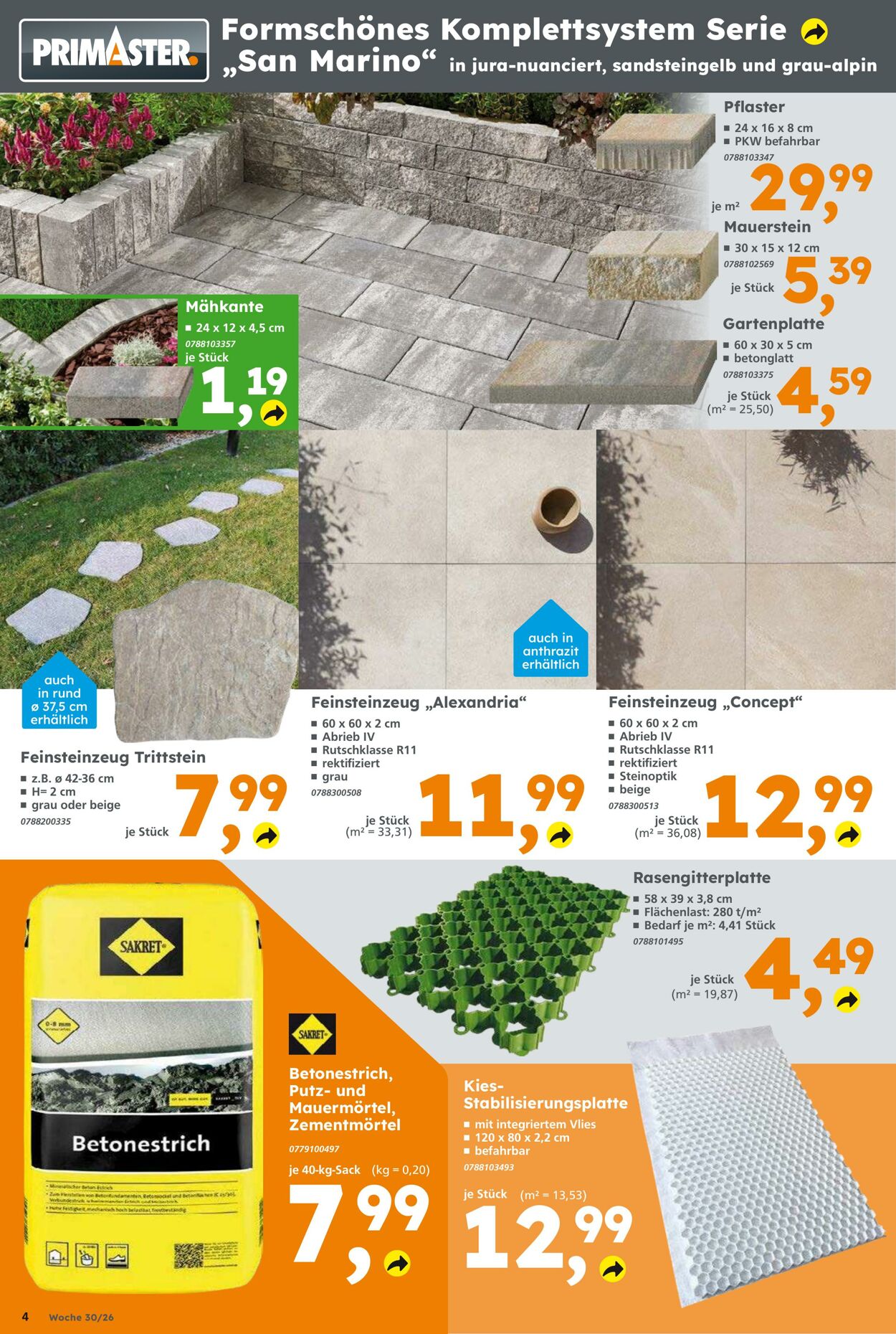 Prospekt Globus Baumarkt 19.07.2026 - 25.07.2026