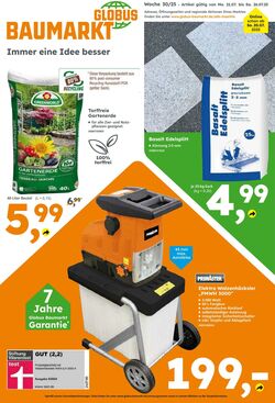 Prospekt Globus Baumarkt 20.07.2025 - 26.07.2025