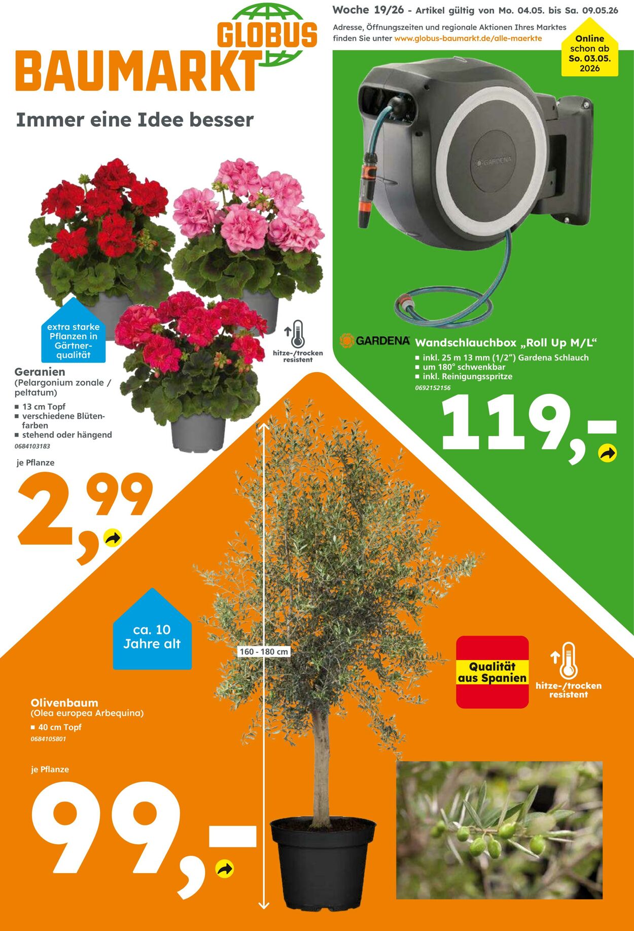 Prospekt Globus Baumarkt 03.05.2026 - 09.05.2026
