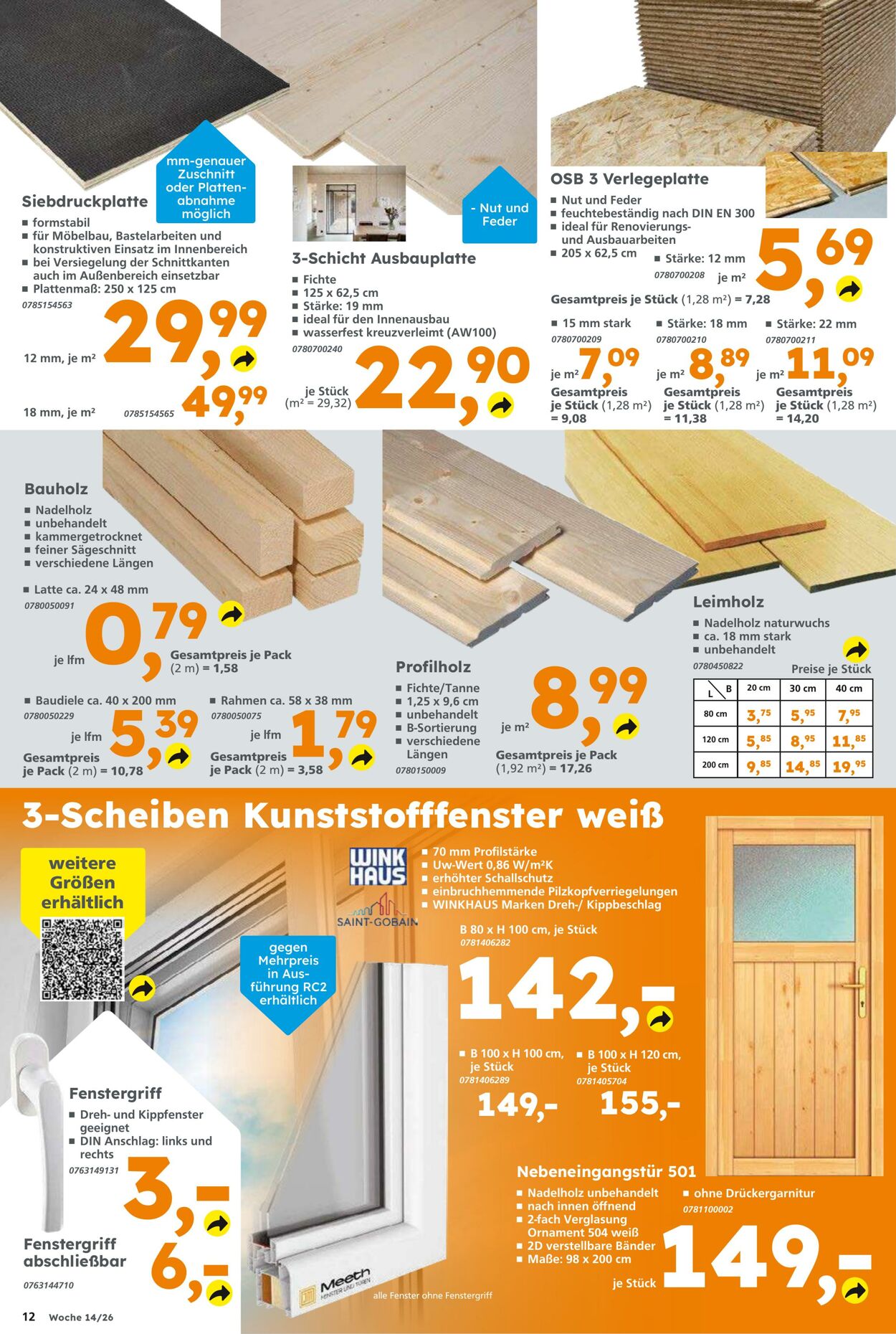 Prospekt Globus Baumarkt 29.03.2026 - 04.04.2026