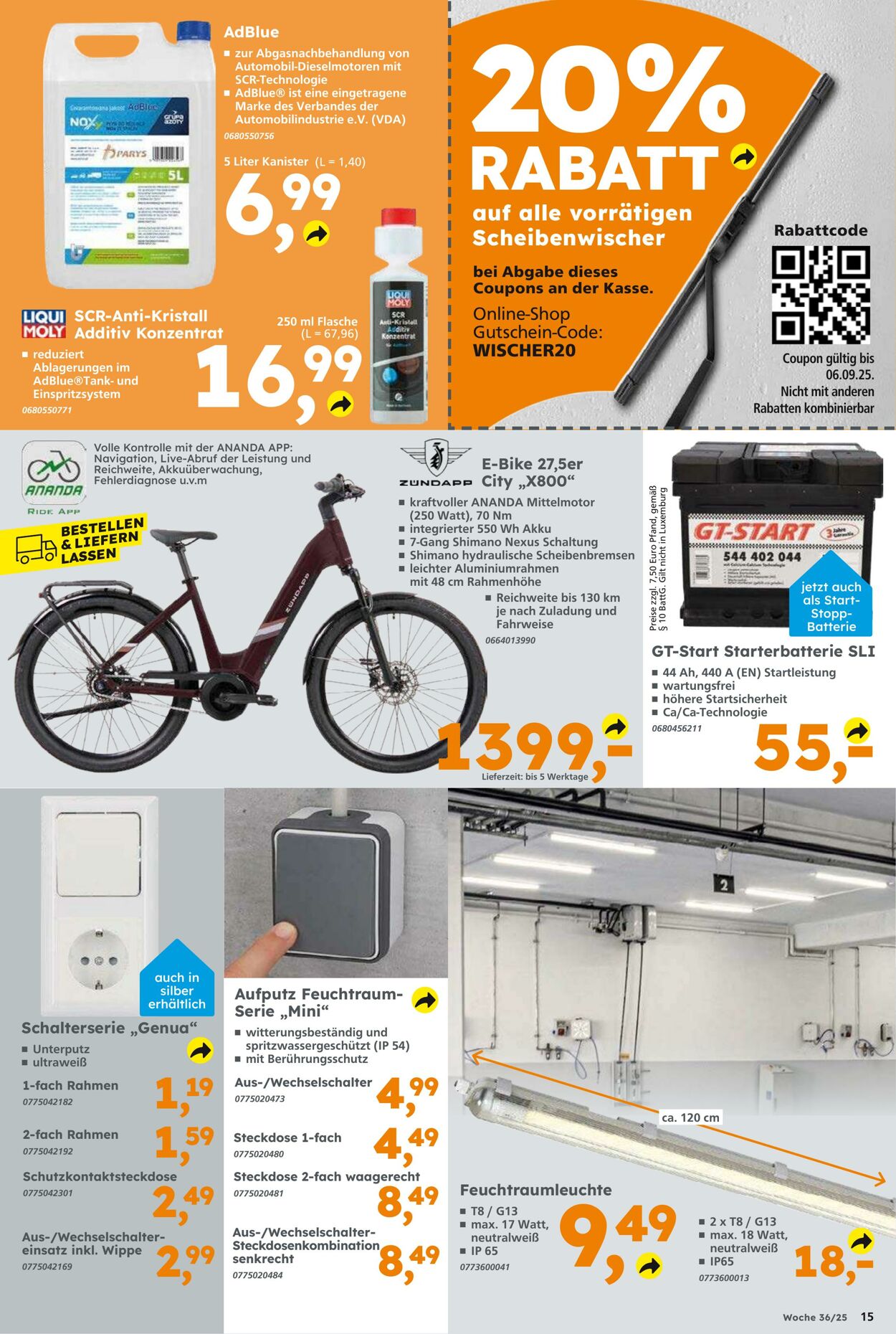 Prospekt Globus Baumarkt 31.08.2025 - 06.09.2025