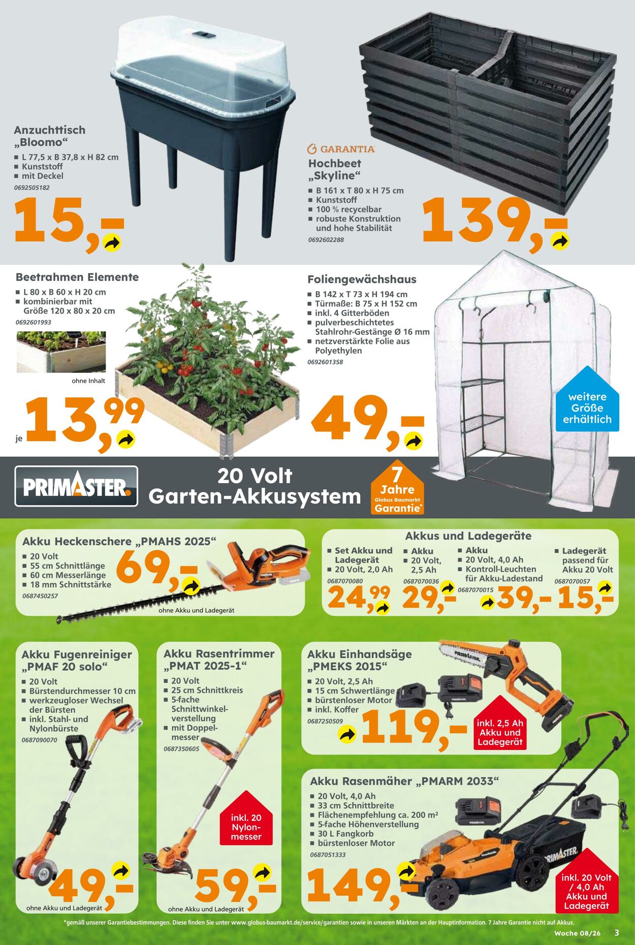 Prospekt Globus Baumarkt 15.02.2026 - 21.02.2026