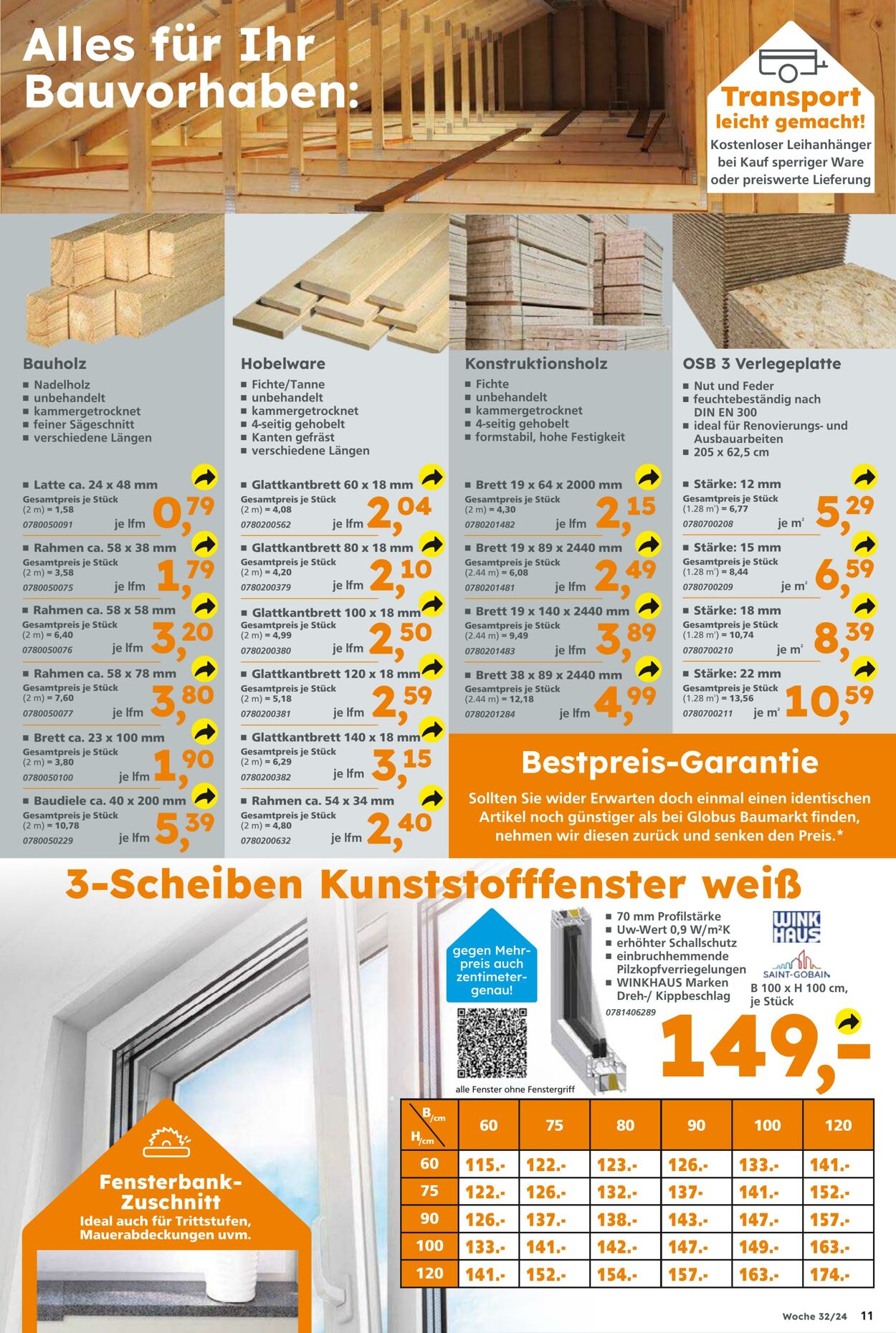 Prospekt Globus Baumarkt 04.08.2024 - 10.08.2024