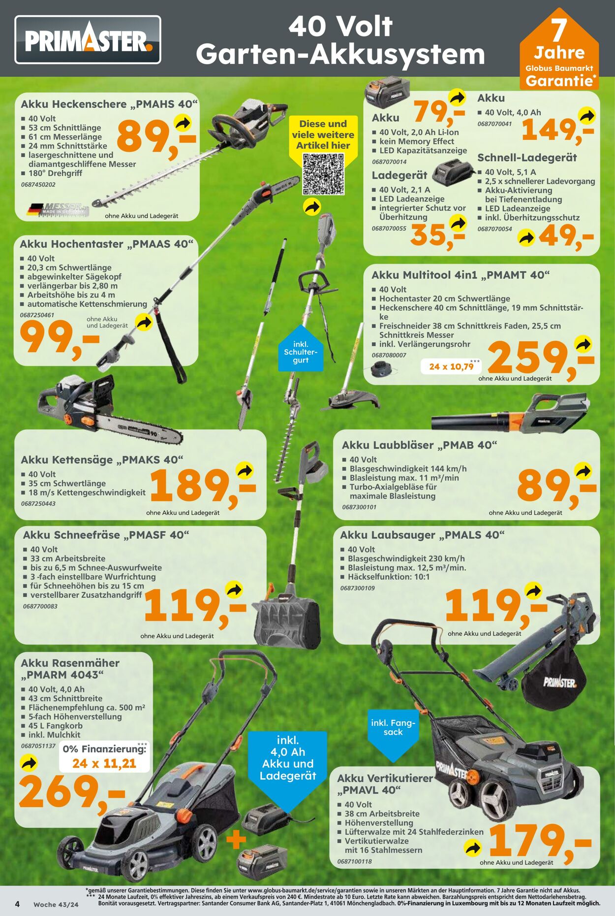 Prospekt Globus Baumarkt 20.10.2024 - 26.10.2024