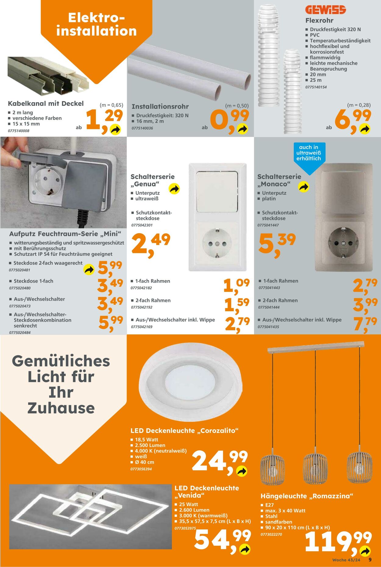 Prospekt Globus Baumarkt 20.10.2024 - 26.10.2024