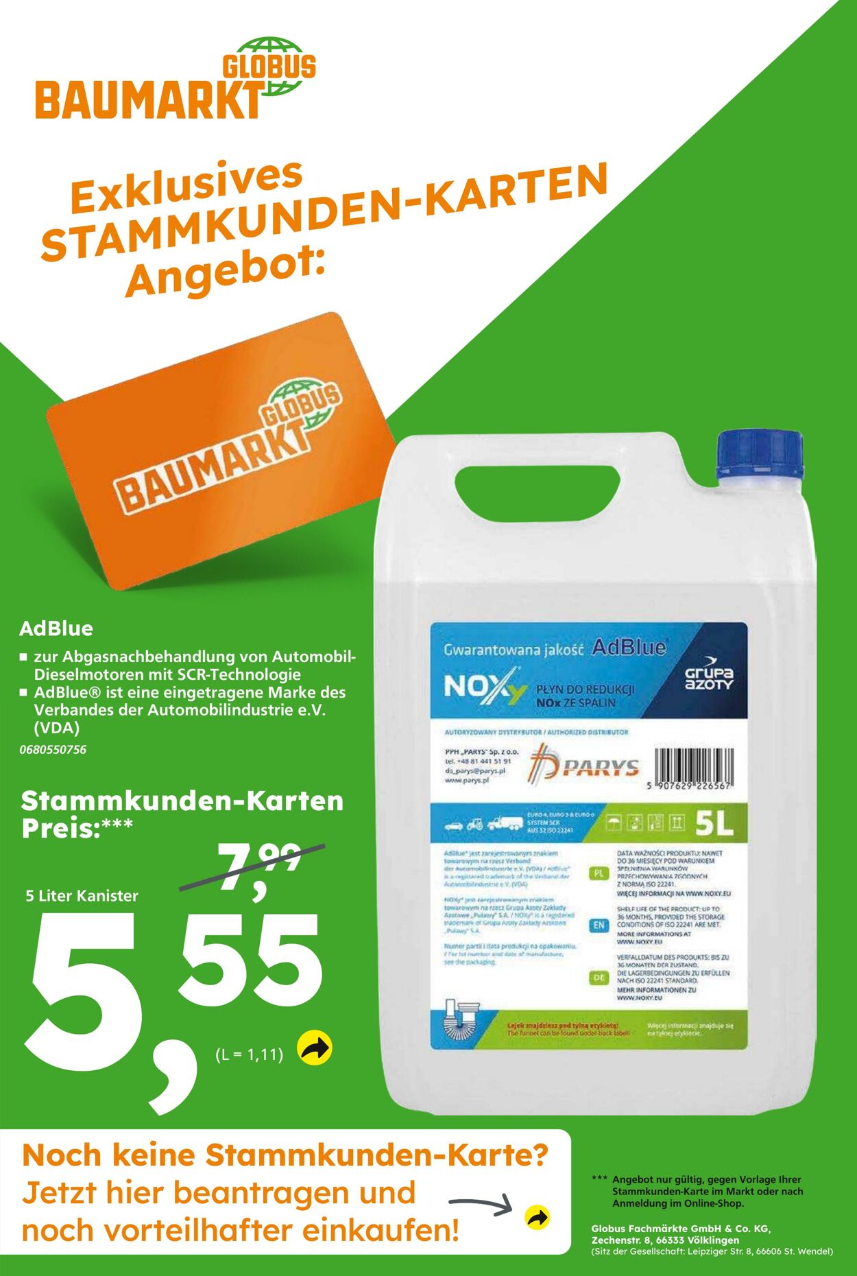 Prospekt Globus Baumarkt 19.01.2025 - 25.01.2025