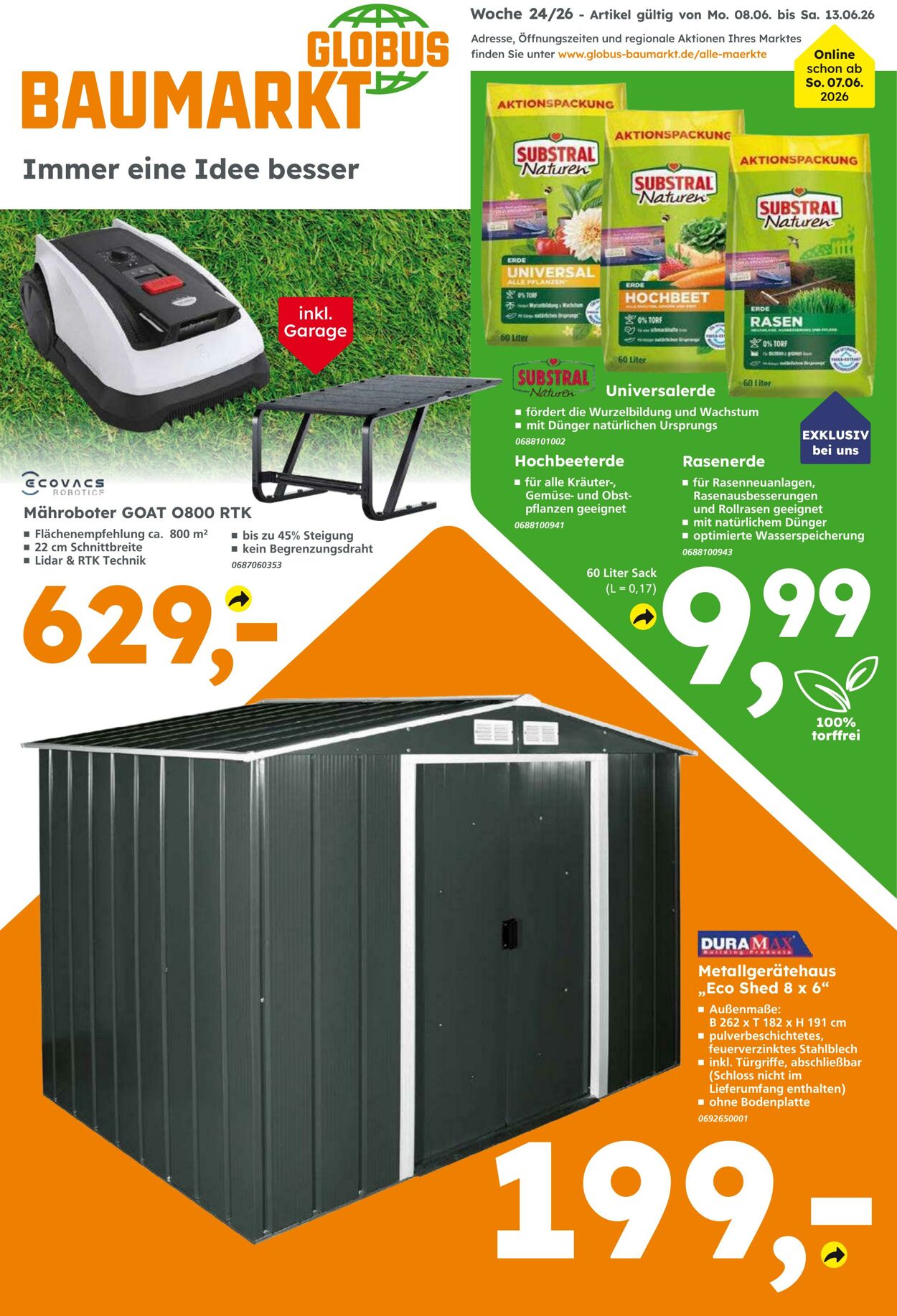 Globus Baumarkt Wöchentliche Prospekte