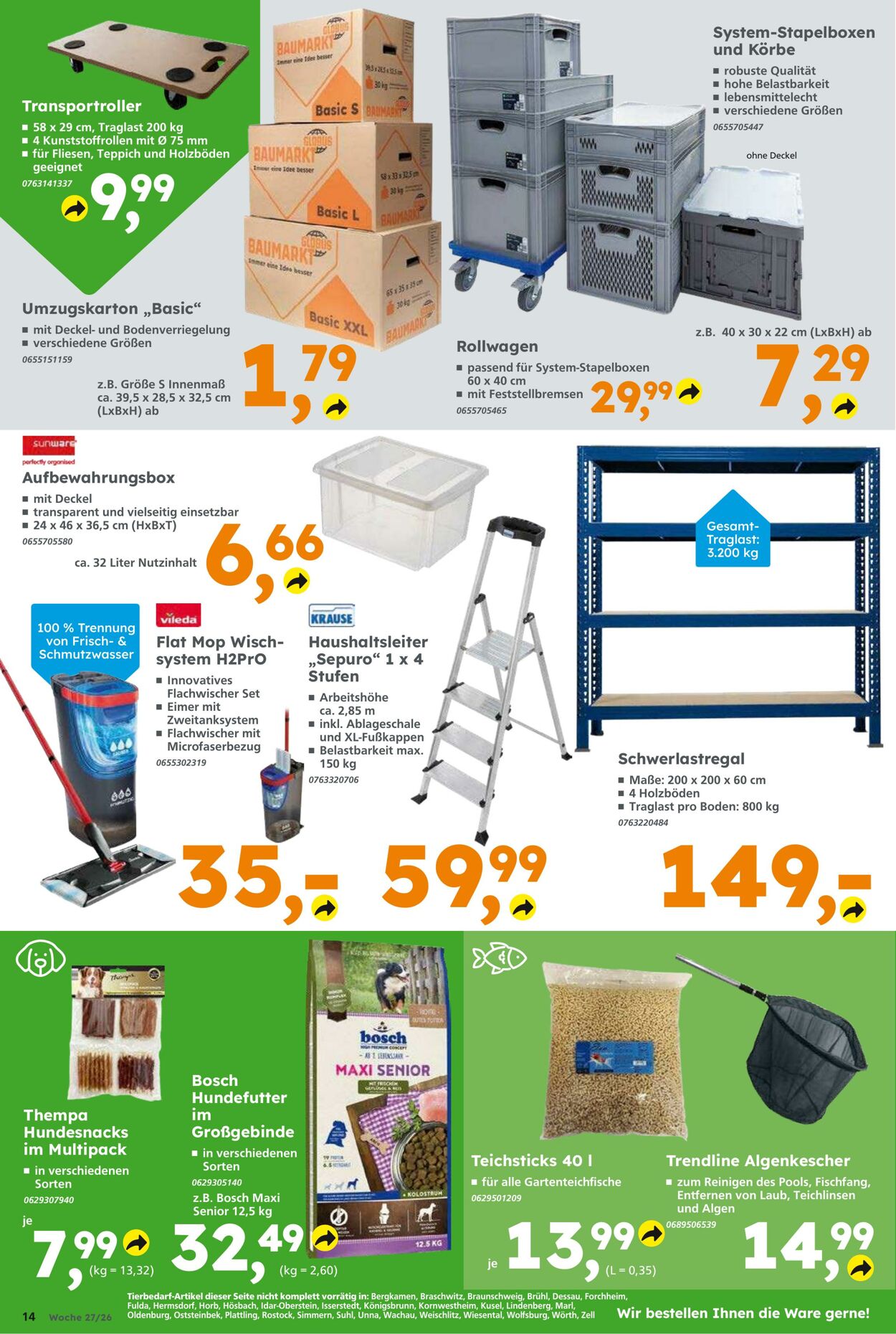 Prospekt Globus Baumarkt 28.06.2026 - 04.07.2026