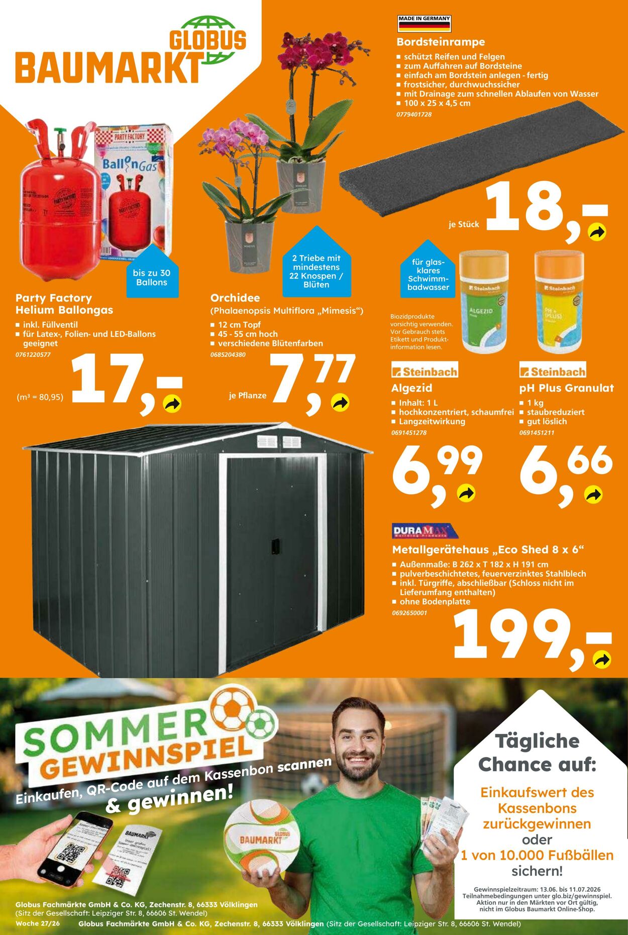 Prospekt Globus Baumarkt 28.06.2026 - 04.07.2026