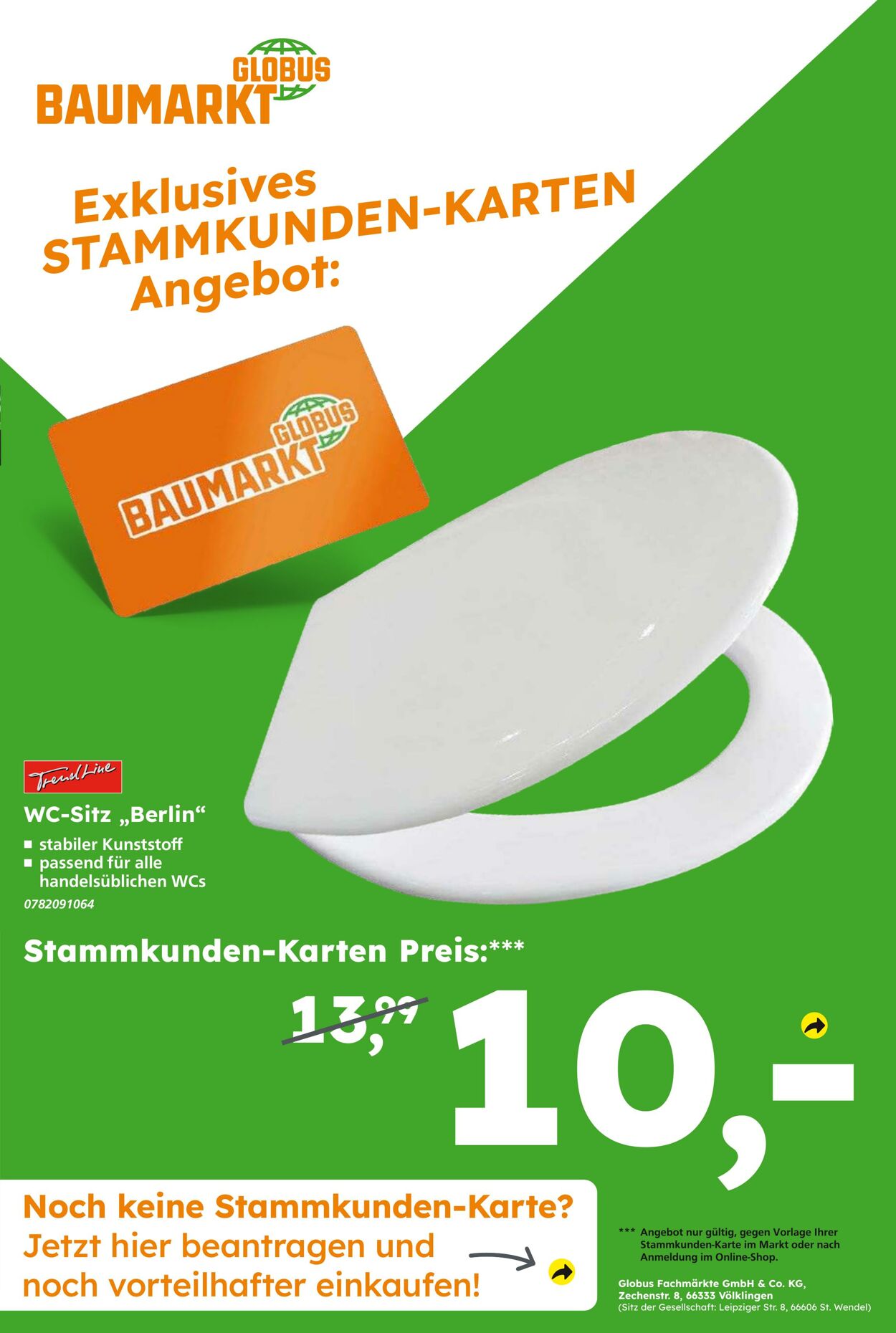 Prospekt Globus Baumarkt 06.10.2024 - 12.10.2024