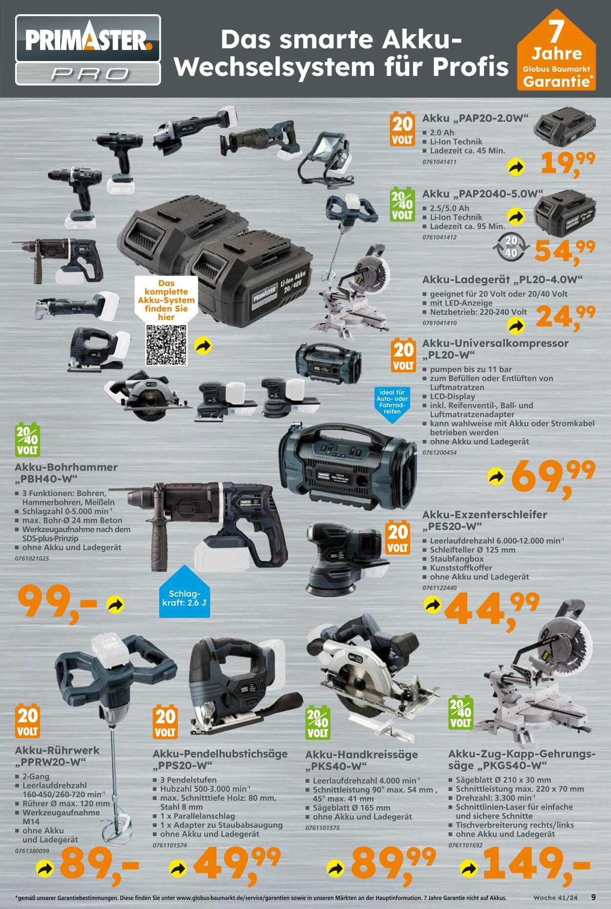 Prospekt Globus Baumarkt 06.10.2024 - 12.10.2024