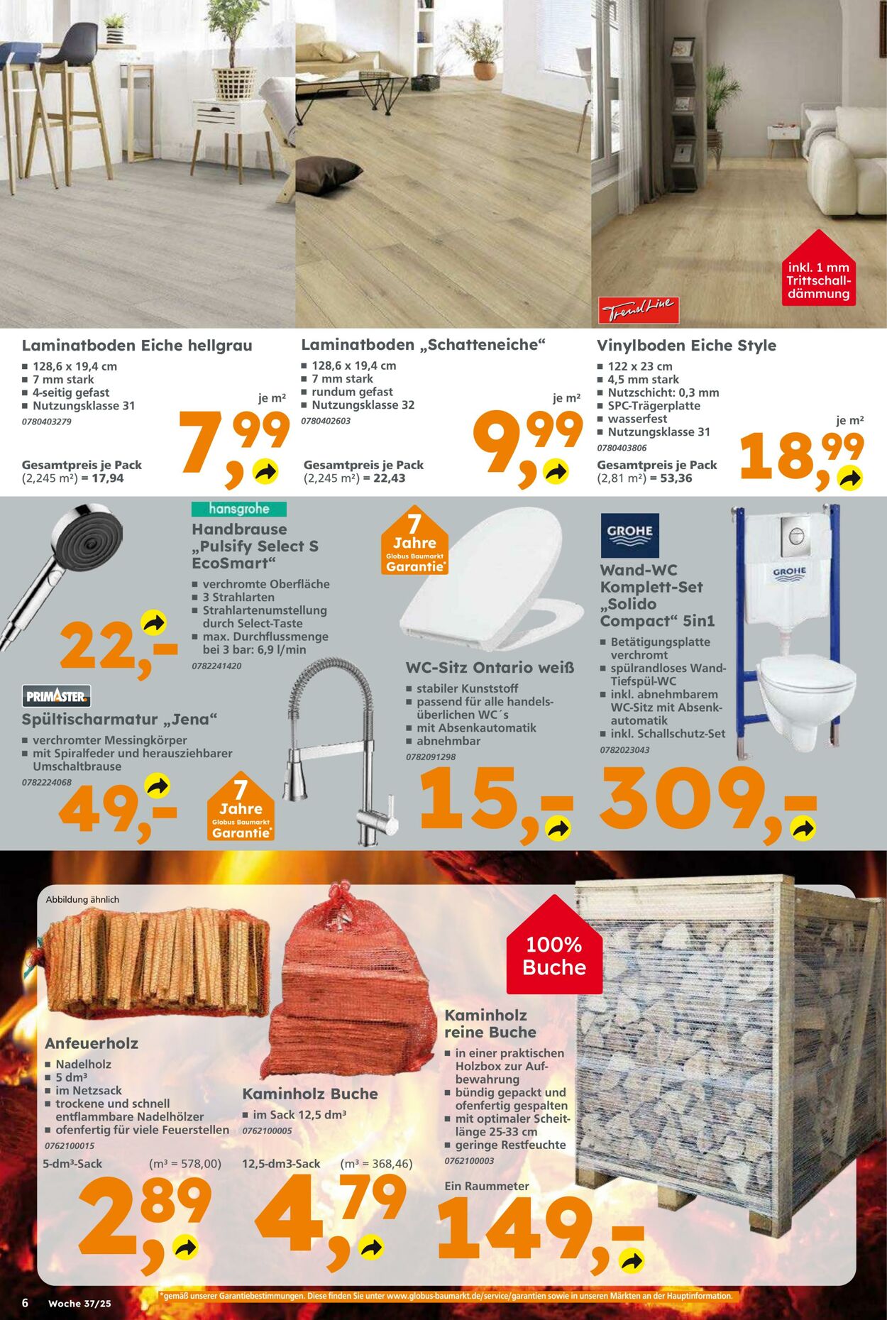 Prospekt Globus Baumarkt 07.09.2025 - 13.09.2025