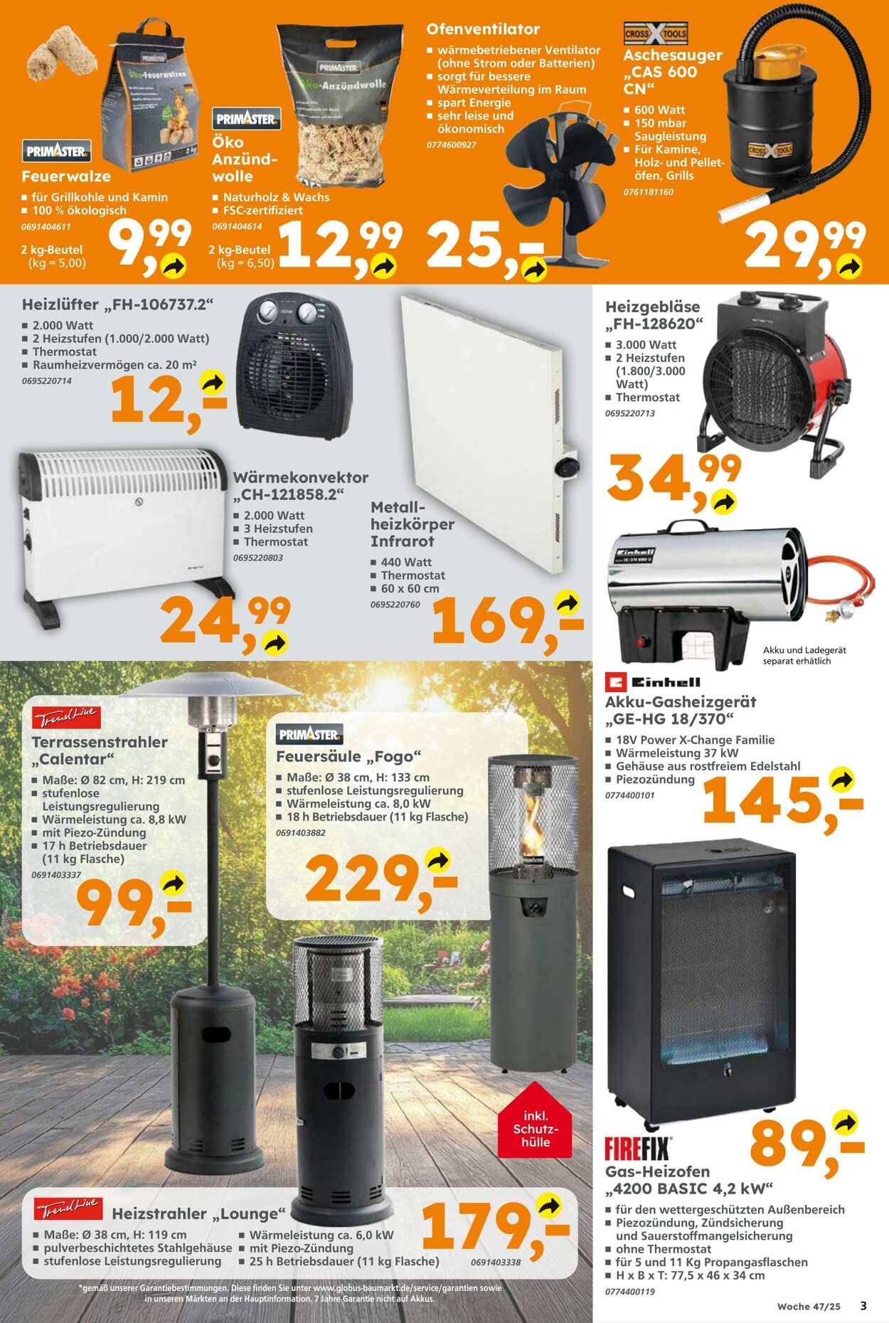 Prospekt Globus Baumarkt 16.11.2025 - 22.11.2025