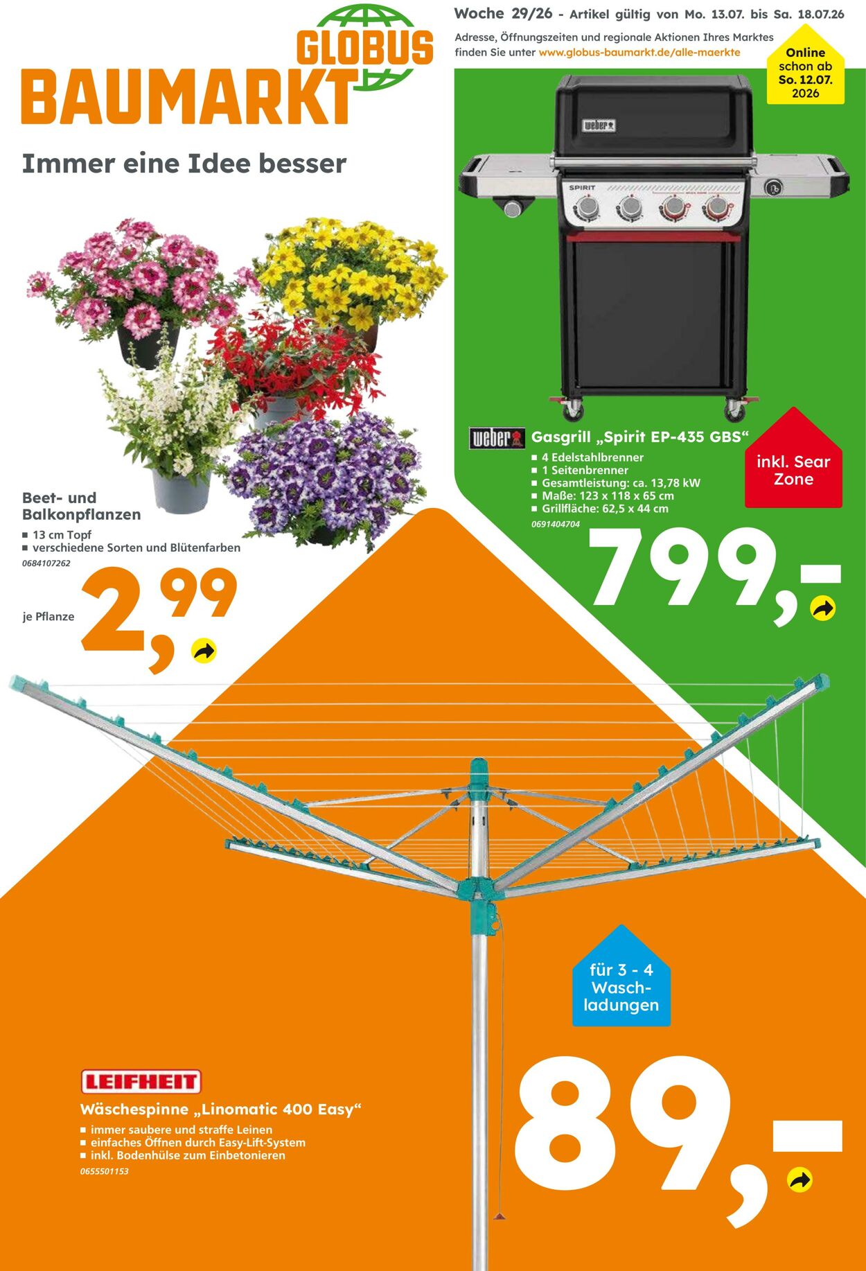 Globus Baumarkt Wöchentliche Prospekte