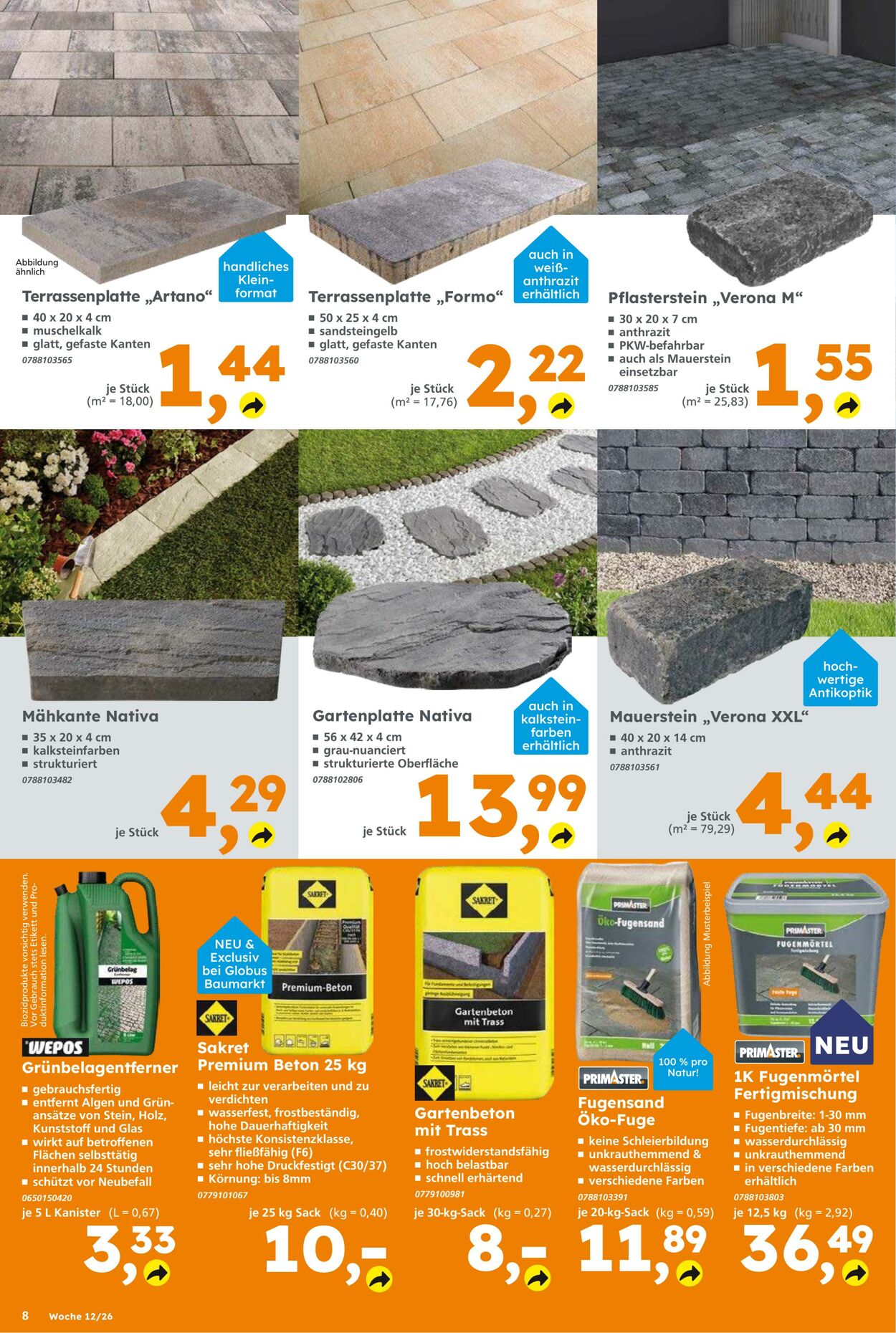 Prospekt Globus Baumarkt 15.03.2026 - 21.03.2026