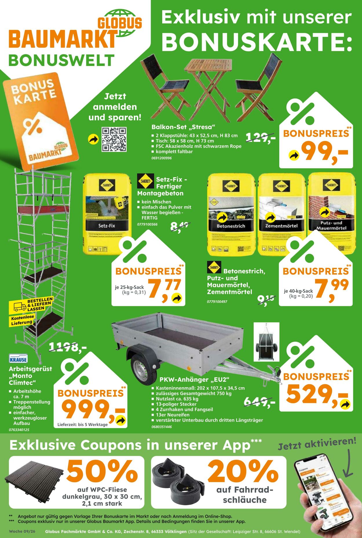 Prospekt Globus Baumarkt 22.02.2026 - 27.02.2026