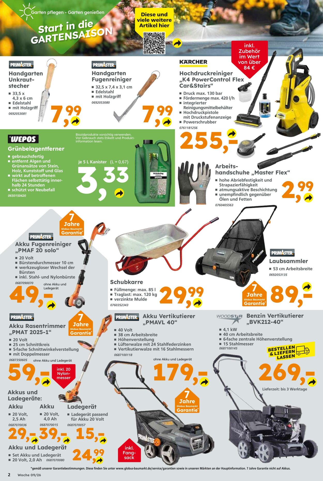 Prospekt Globus Baumarkt 22.02.2026 - 27.02.2026