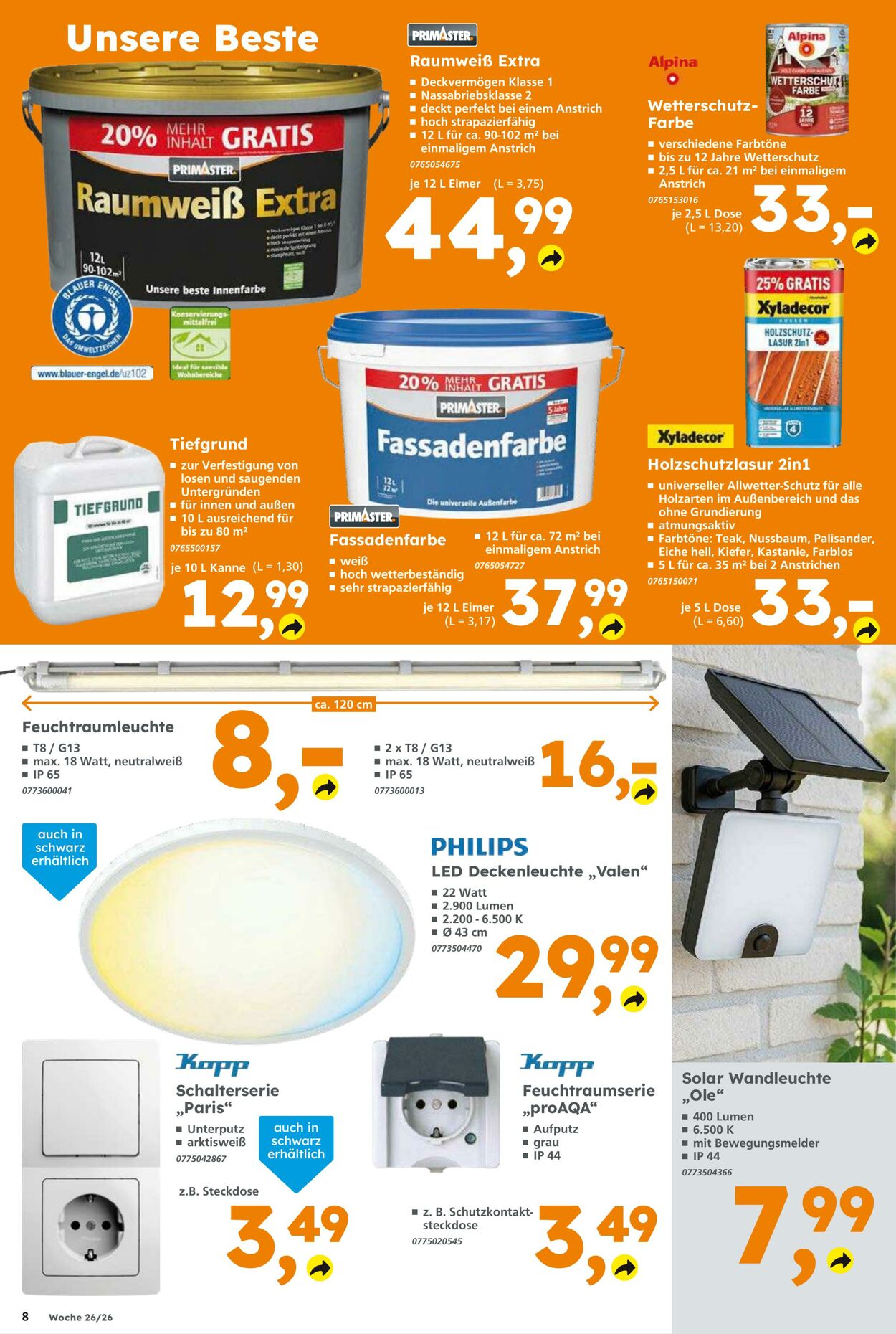 Prospekt Globus Baumarkt 21.06.2026 - 27.06.2026