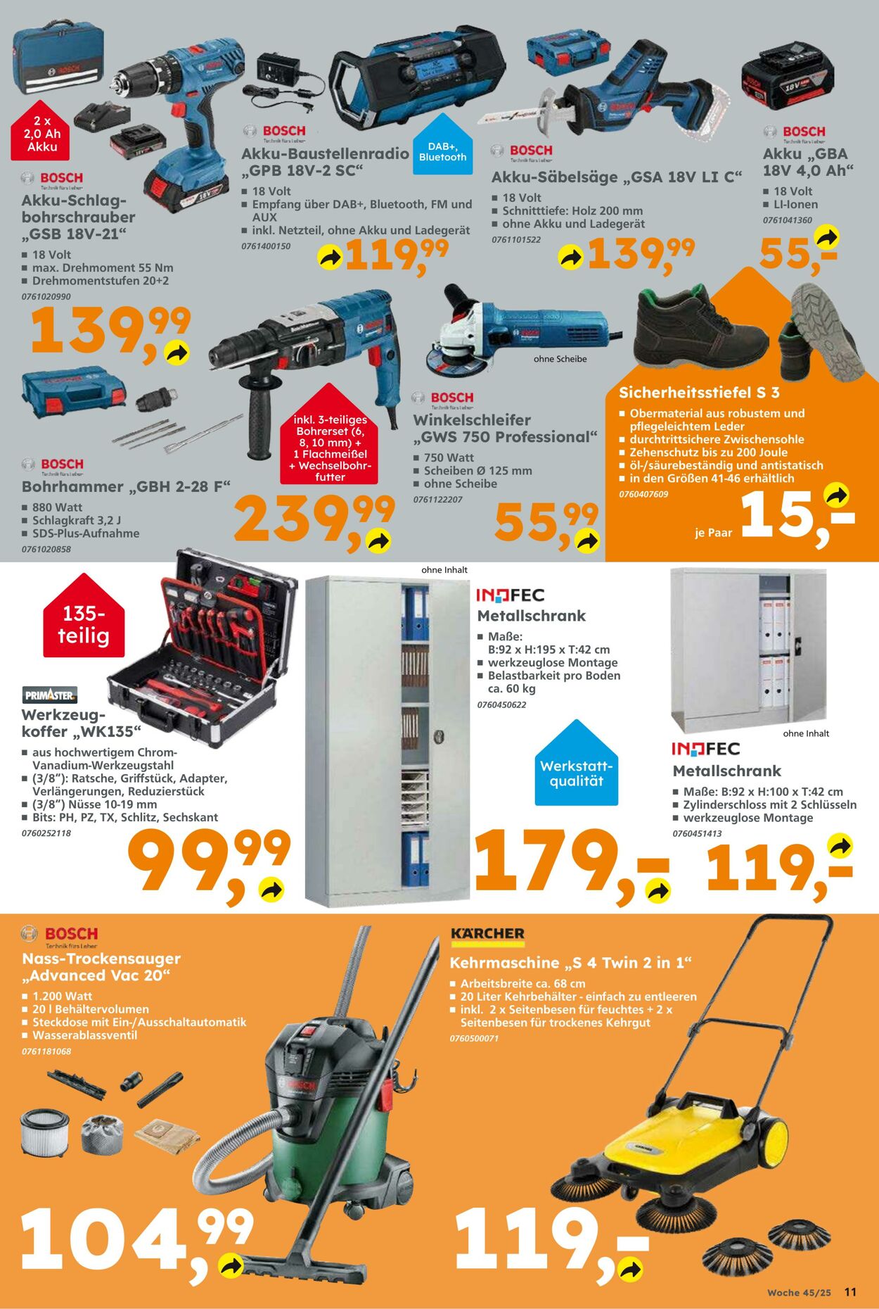 Prospekt Globus Baumarkt 02.11.2025 - 08.11.2025