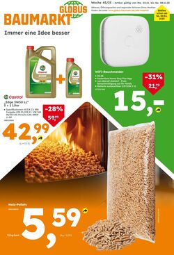 Prospekt Globus Baumarkt 02.11.2025 - 08.11.2025