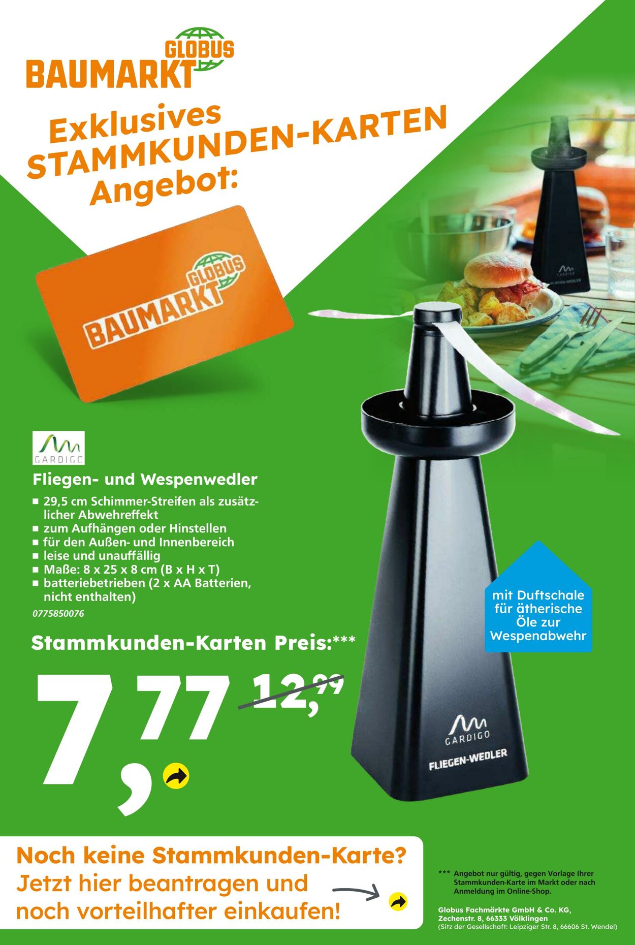 Prospekt Globus Baumarkt 28.07.2024 - 03.08.2024