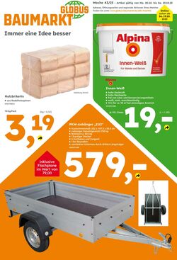 Prospekt Globus Baumarkt 19.10.2025 - 25.10.2025
