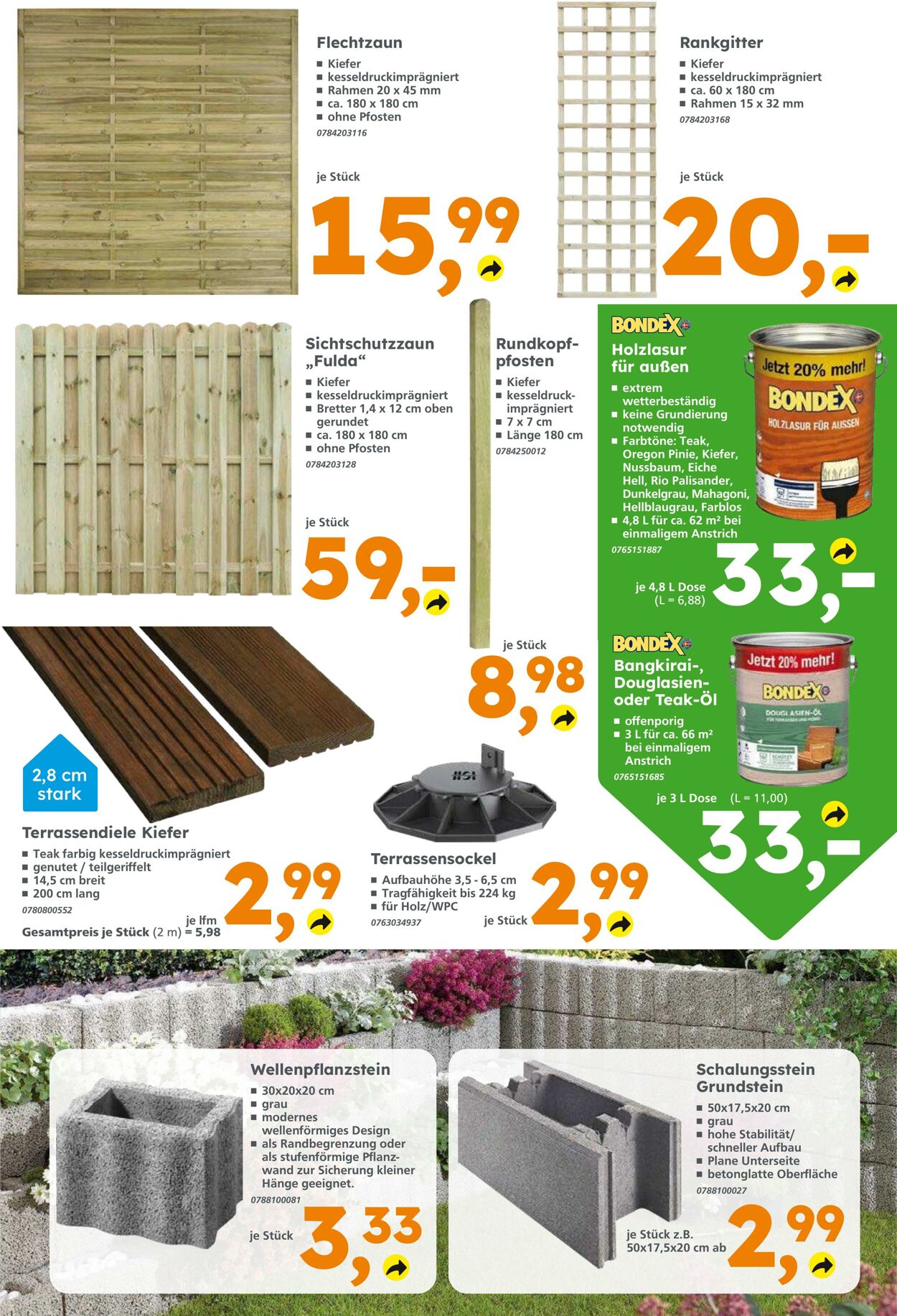 Prospekt Globus Baumarkt 26.07.2026 - 01.08.2026