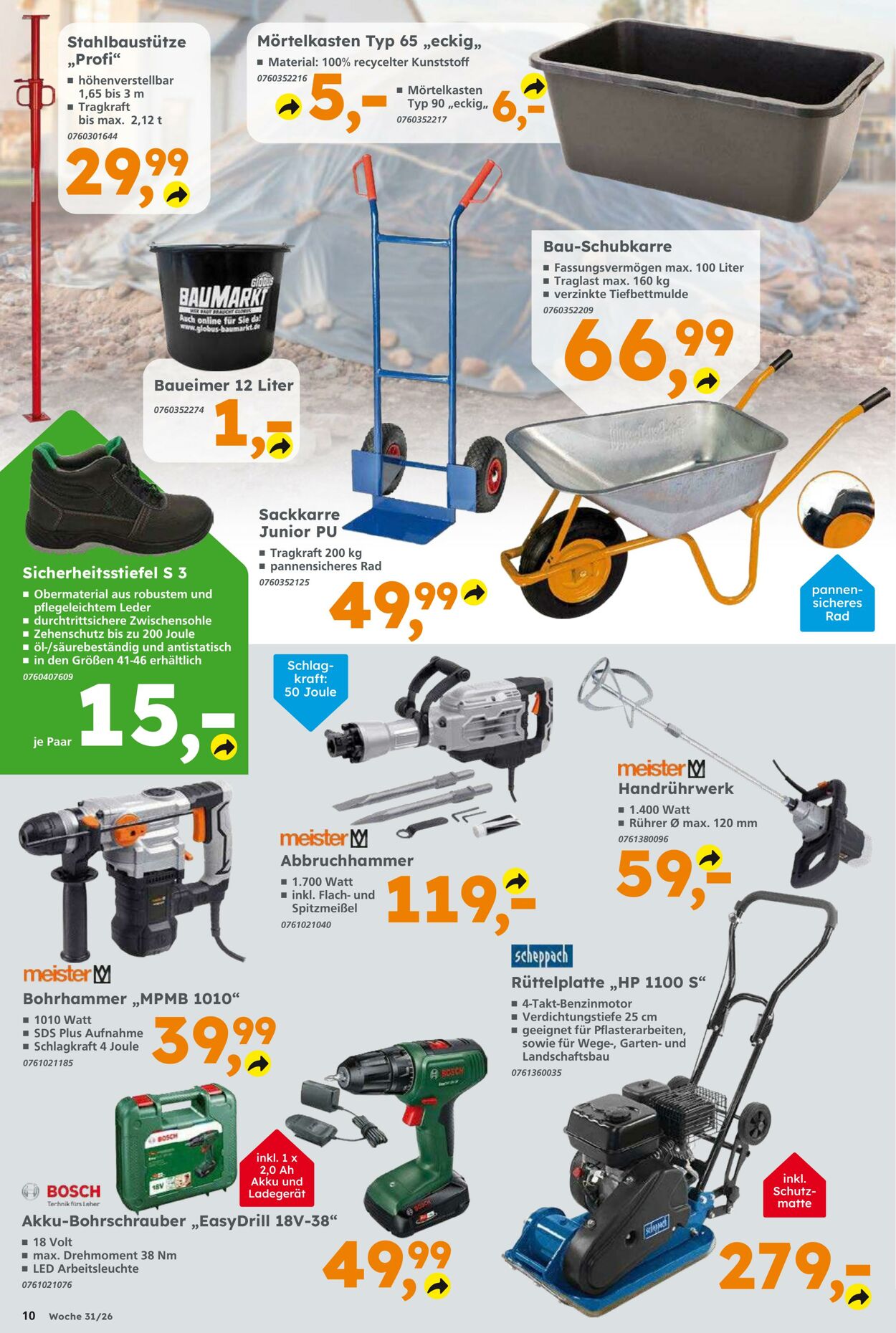 Prospekt Globus Baumarkt 26.07.2026 - 01.08.2026
