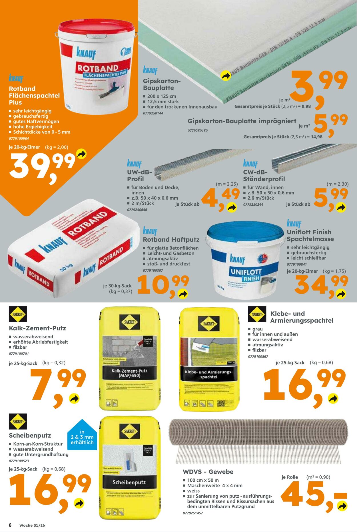 Prospekt Globus Baumarkt 26.07.2026 - 01.08.2026
