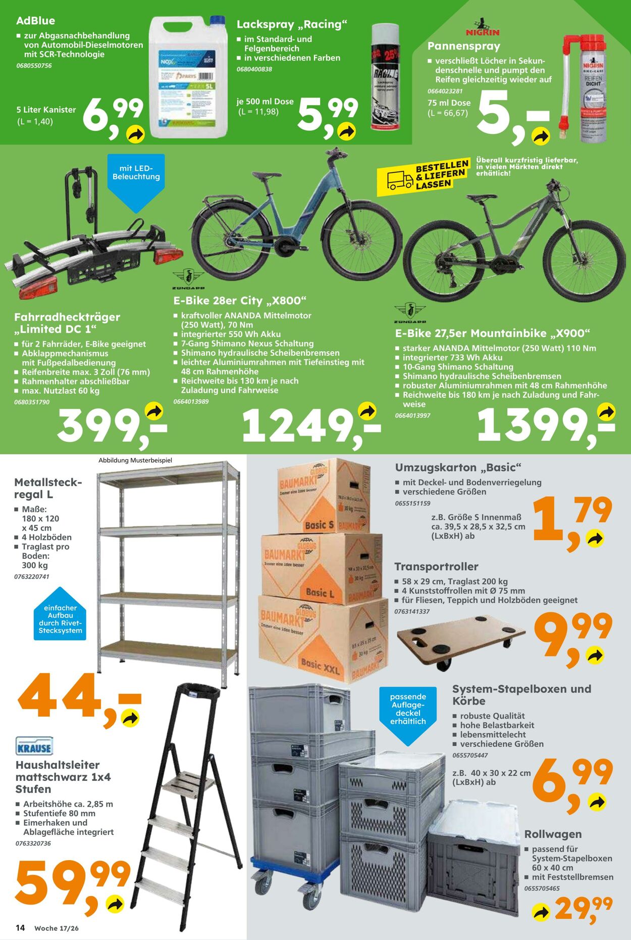 Prospekt Globus Baumarkt 19.04.2026 - 25.04.2026