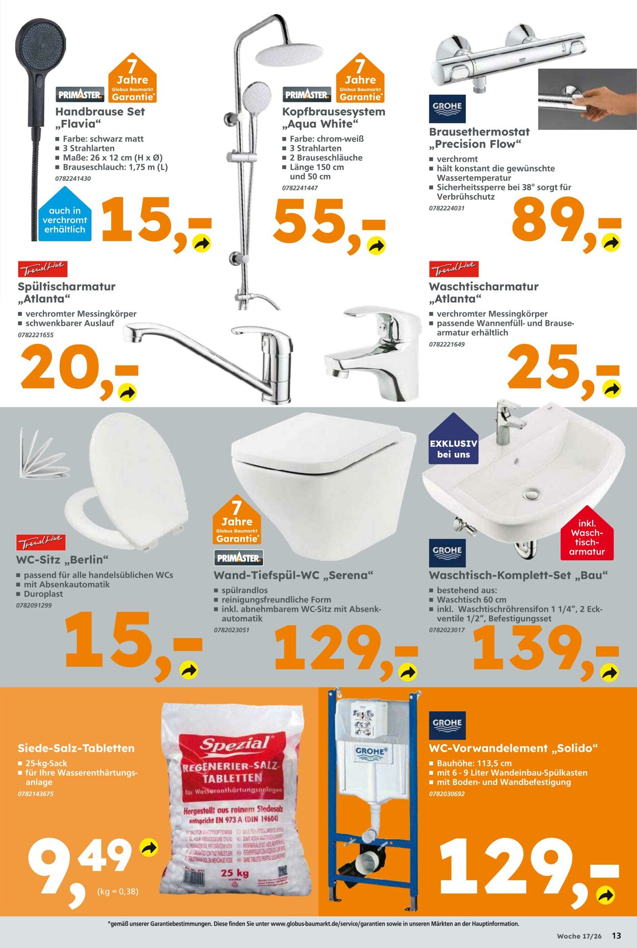 Prospekt Globus Baumarkt 19.04.2026 - 25.04.2026