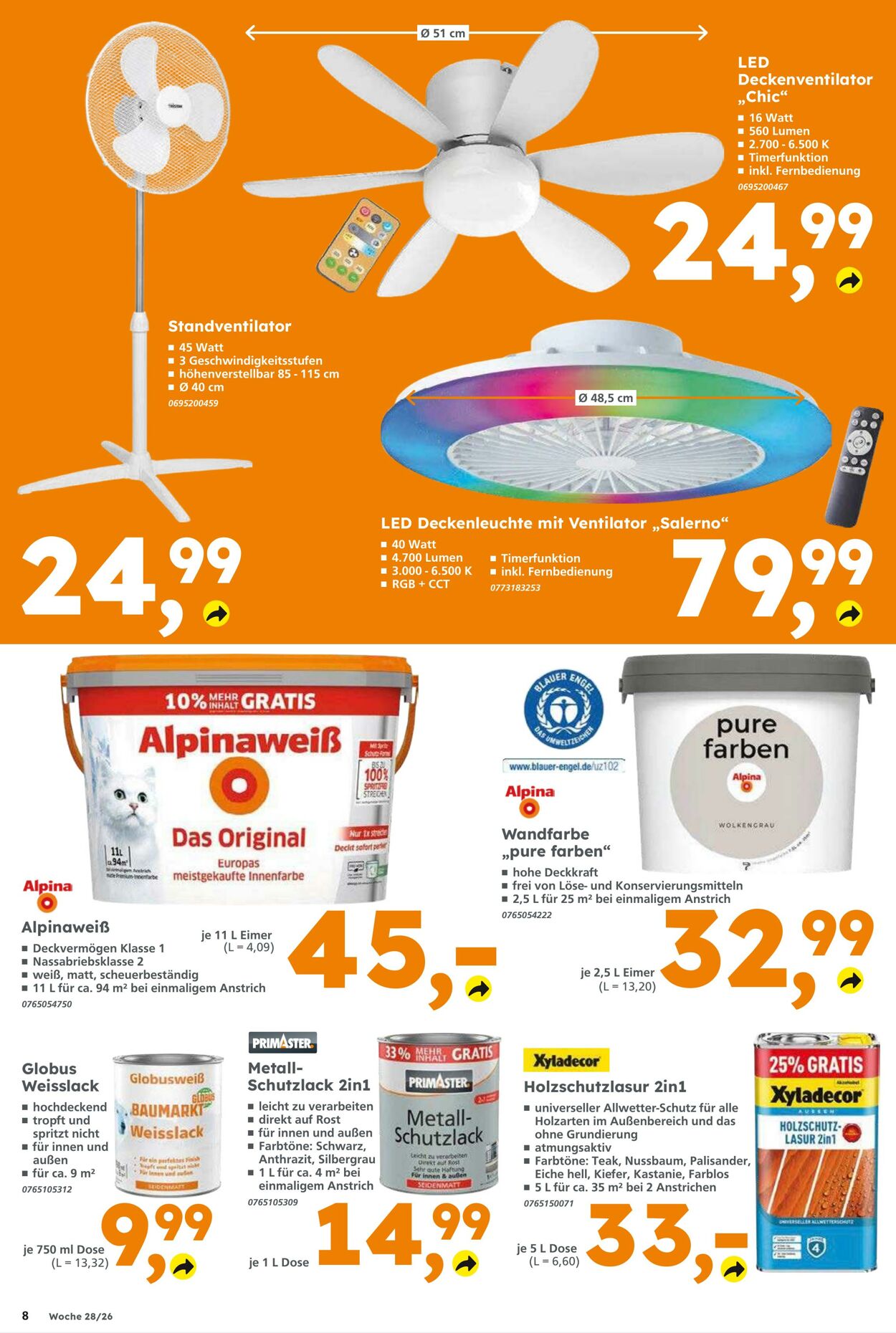 Prospekt Globus Baumarkt 05.07.2026 - 11.07.2026