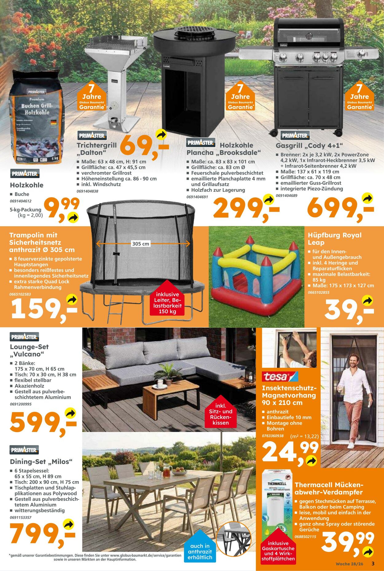 Prospekt Globus Baumarkt 05.07.2026 - 11.07.2026
