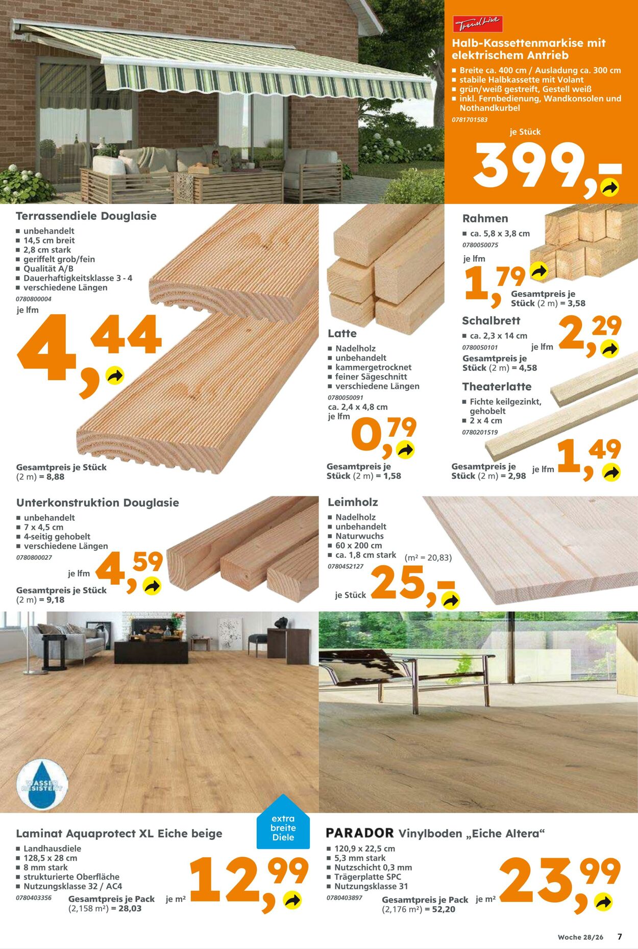 Prospekt Globus Baumarkt 05.07.2026 - 11.07.2026