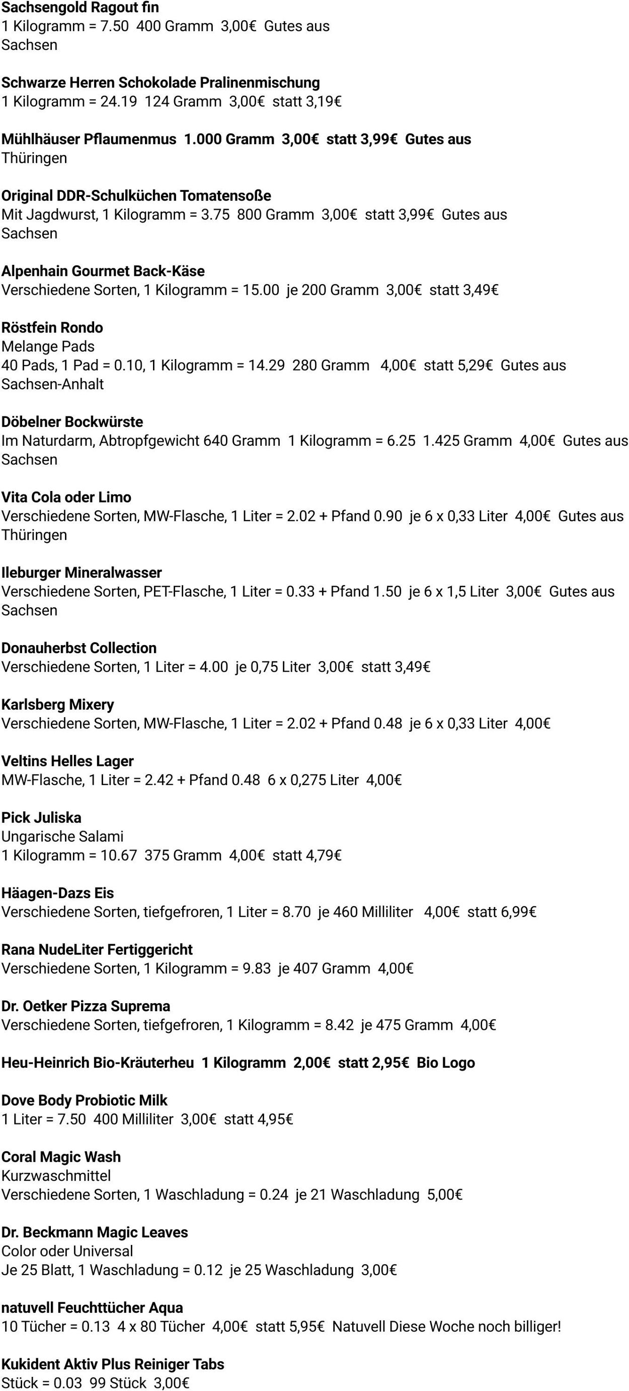 Prospekt Globus 15.09.2025 - 20.09.2025