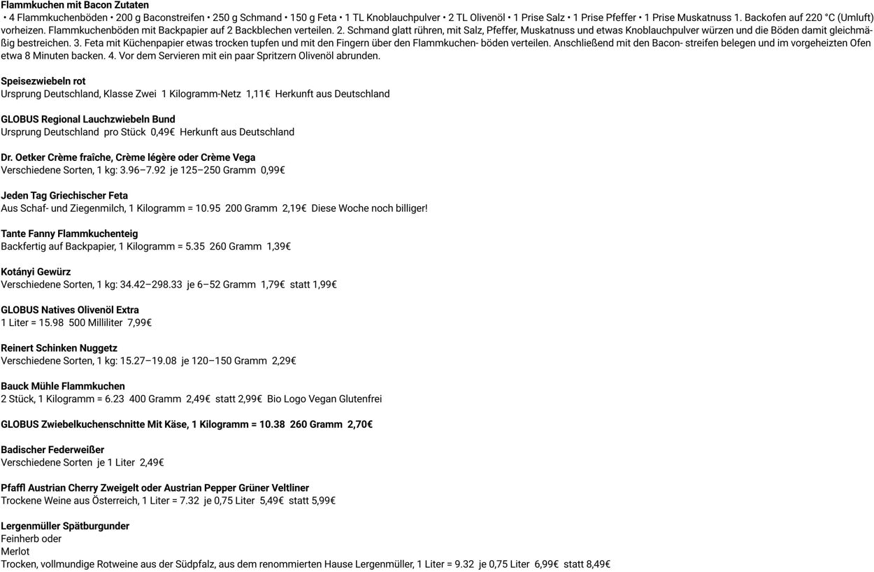 Prospekt Globus 15.09.2025 - 20.09.2025