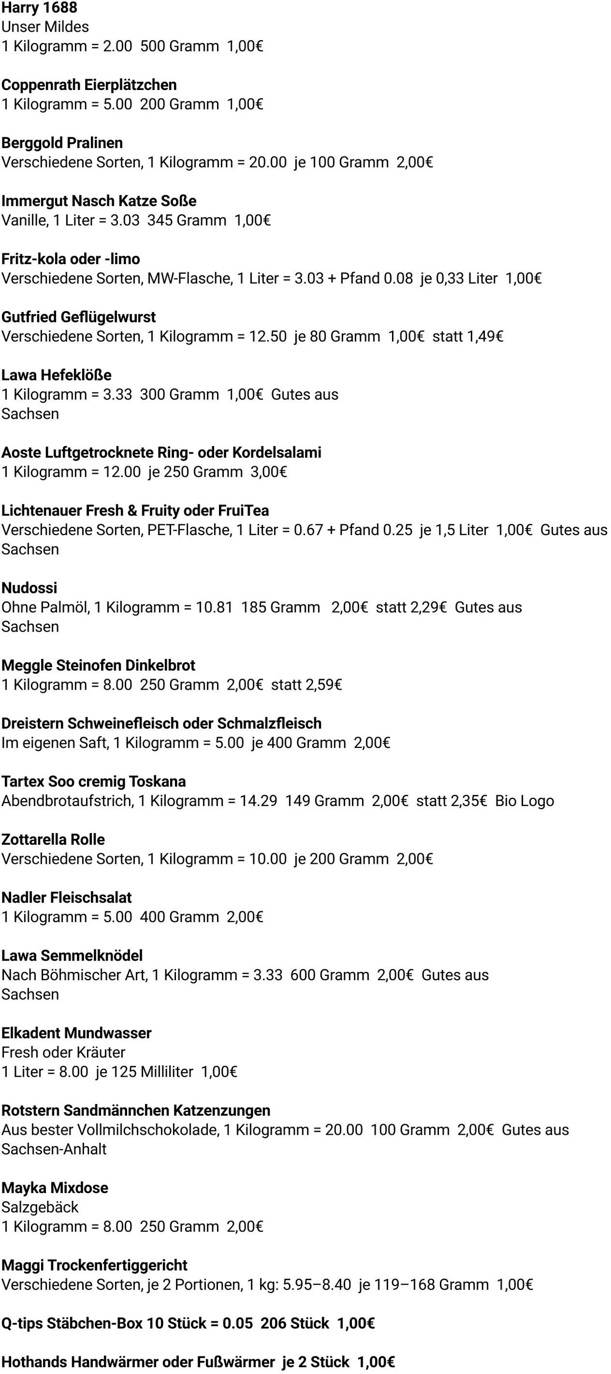 Prospekt Globus 15.09.2025 - 20.09.2025