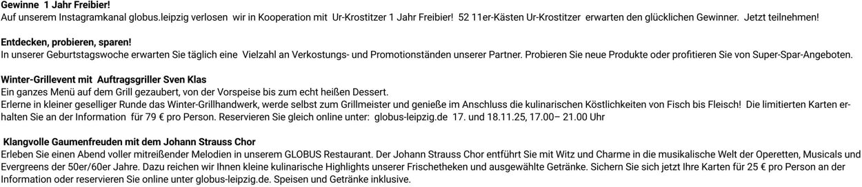 Prospekt Globus 03.11.2025 - 08.11.2025