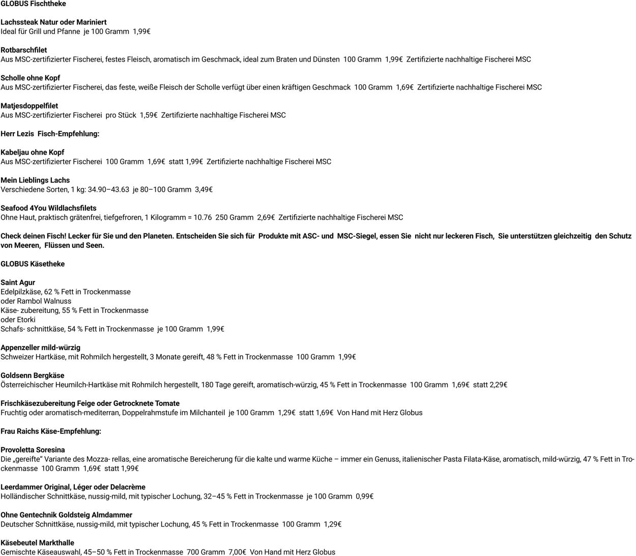 Prospekt Globus 22.09.2025 - 27.09.2025