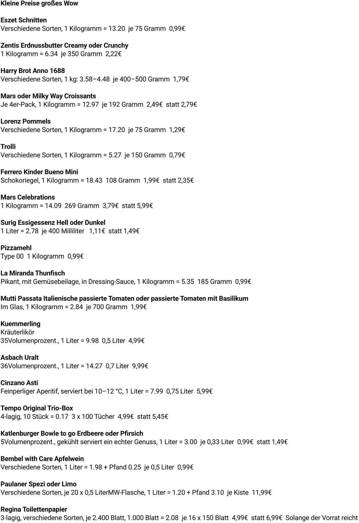 Prospekt Globus 08.09.2025 - 13.09.2025