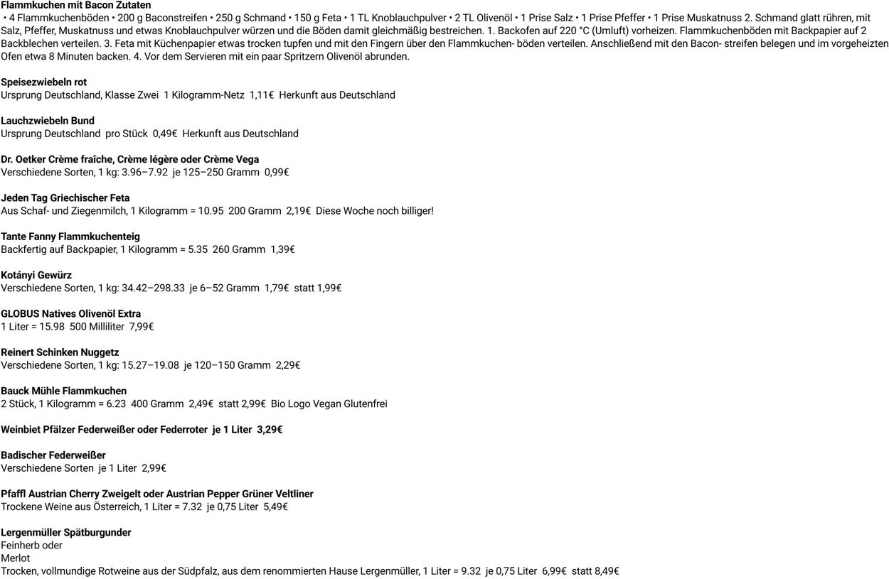 Prospekt Globus 15.09.2025 - 20.09.2025