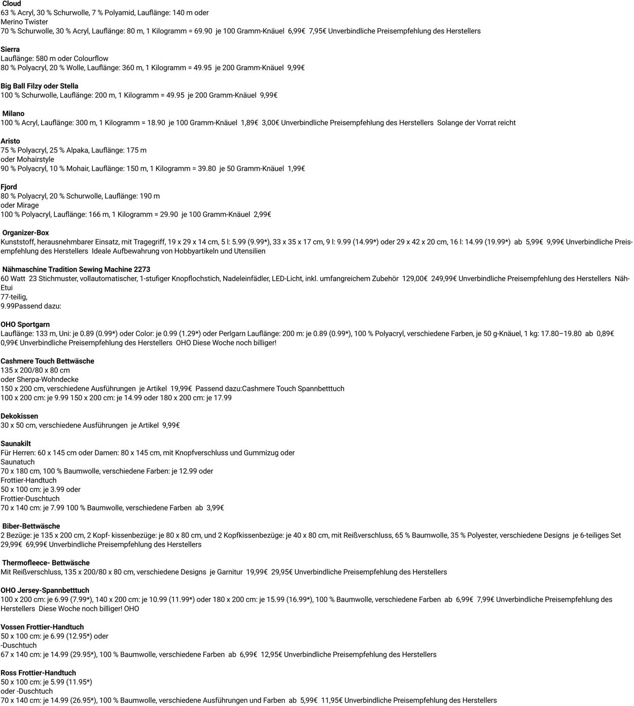 Prospekt Globus 27.10.2025 - 01.11.2025
