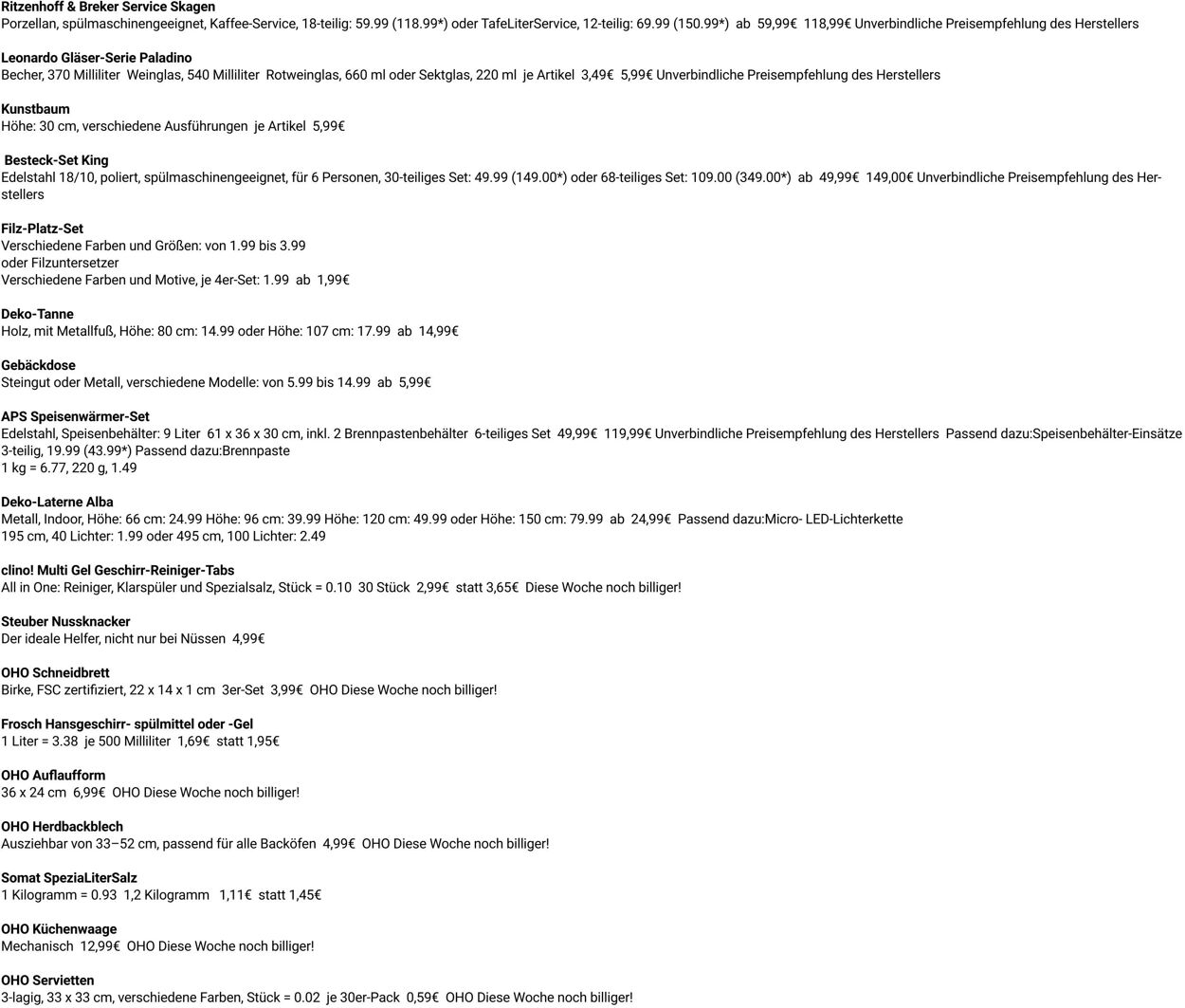 Prospekt Globus 27.10.2025 - 01.11.2025