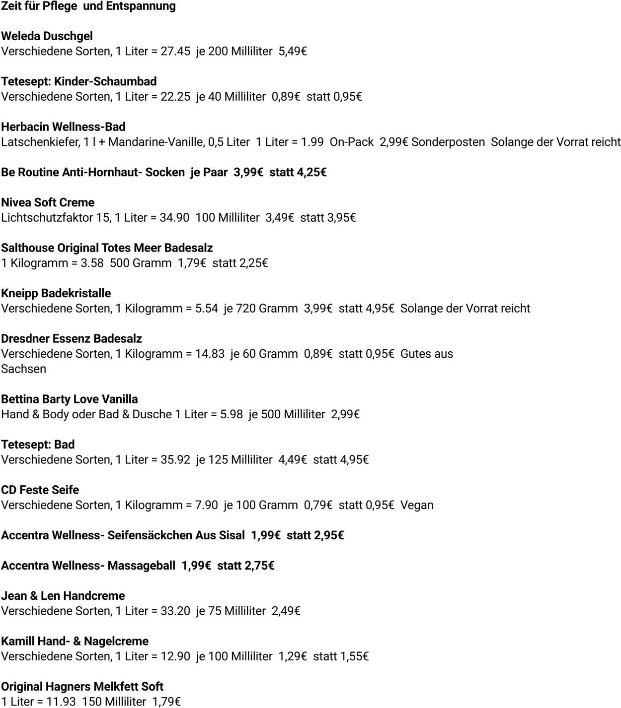 Prospekt Globus 15.09.2025 - 20.09.2025