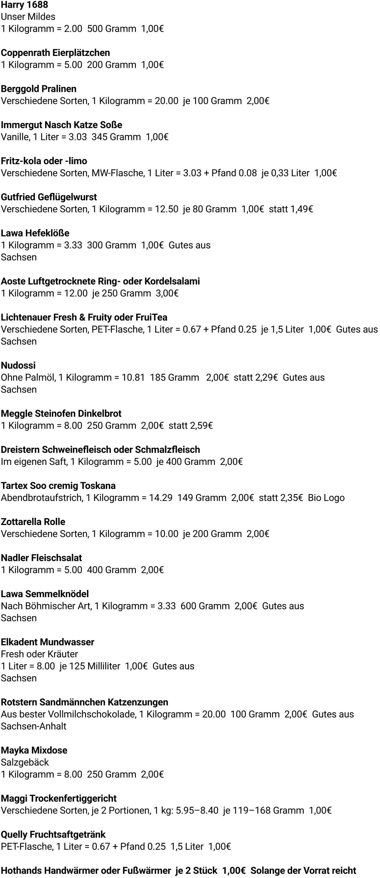 Prospekt Globus 15.09.2025 - 20.09.2025