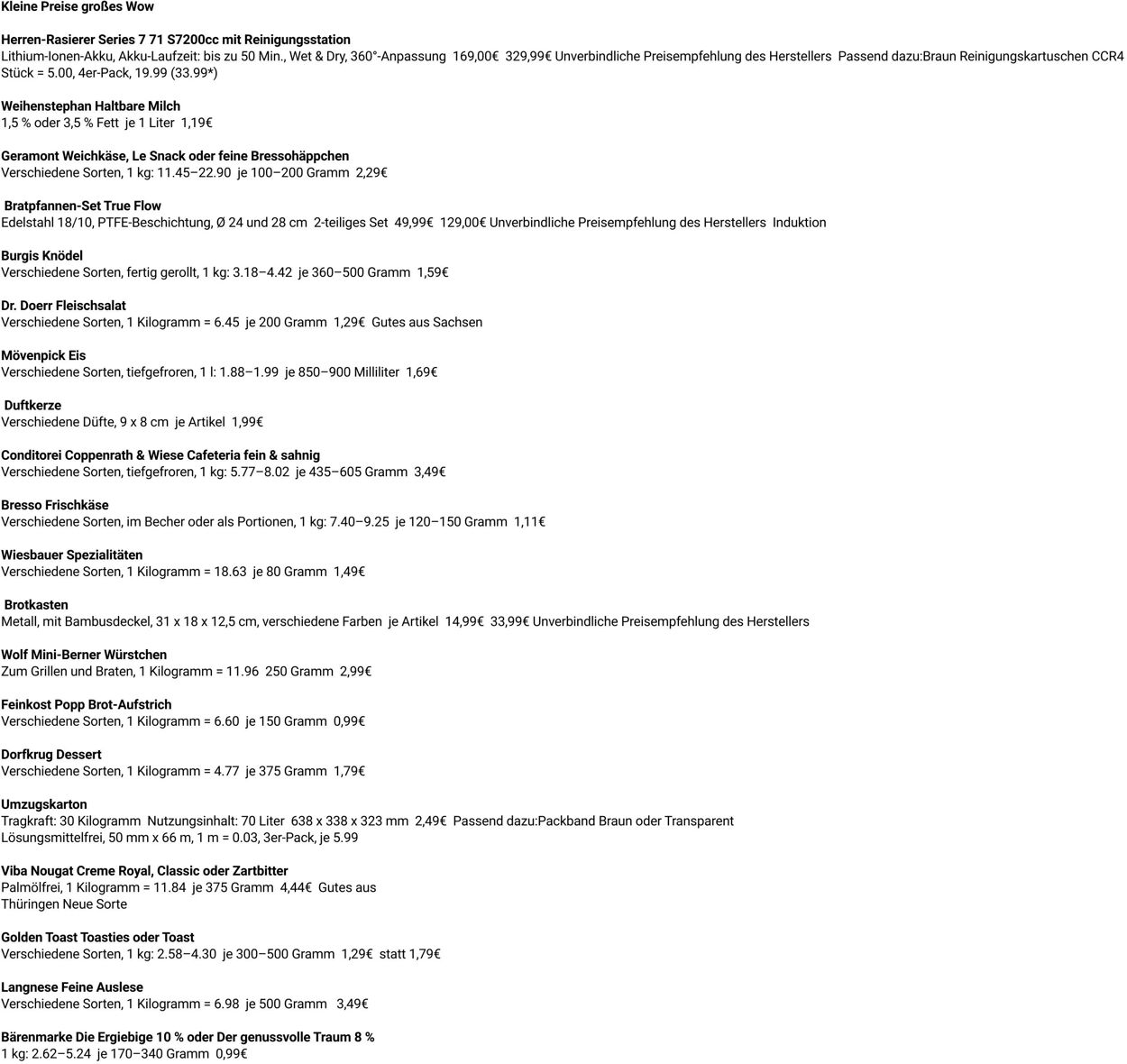Prospekt Globus 08.09.2025 - 13.09.2025